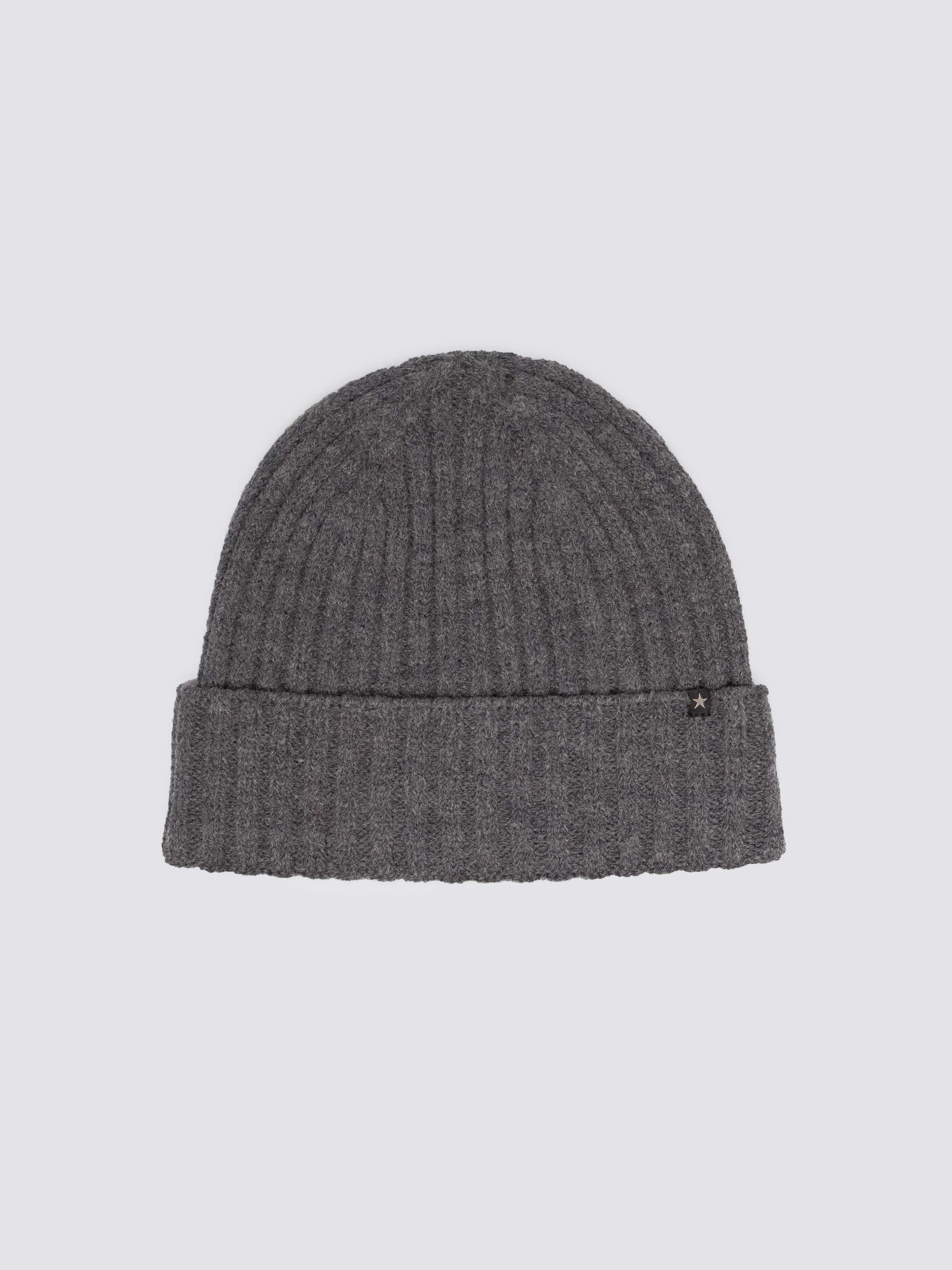 Czapka męska zimowa z dodatkiem wełny szara Haman 902