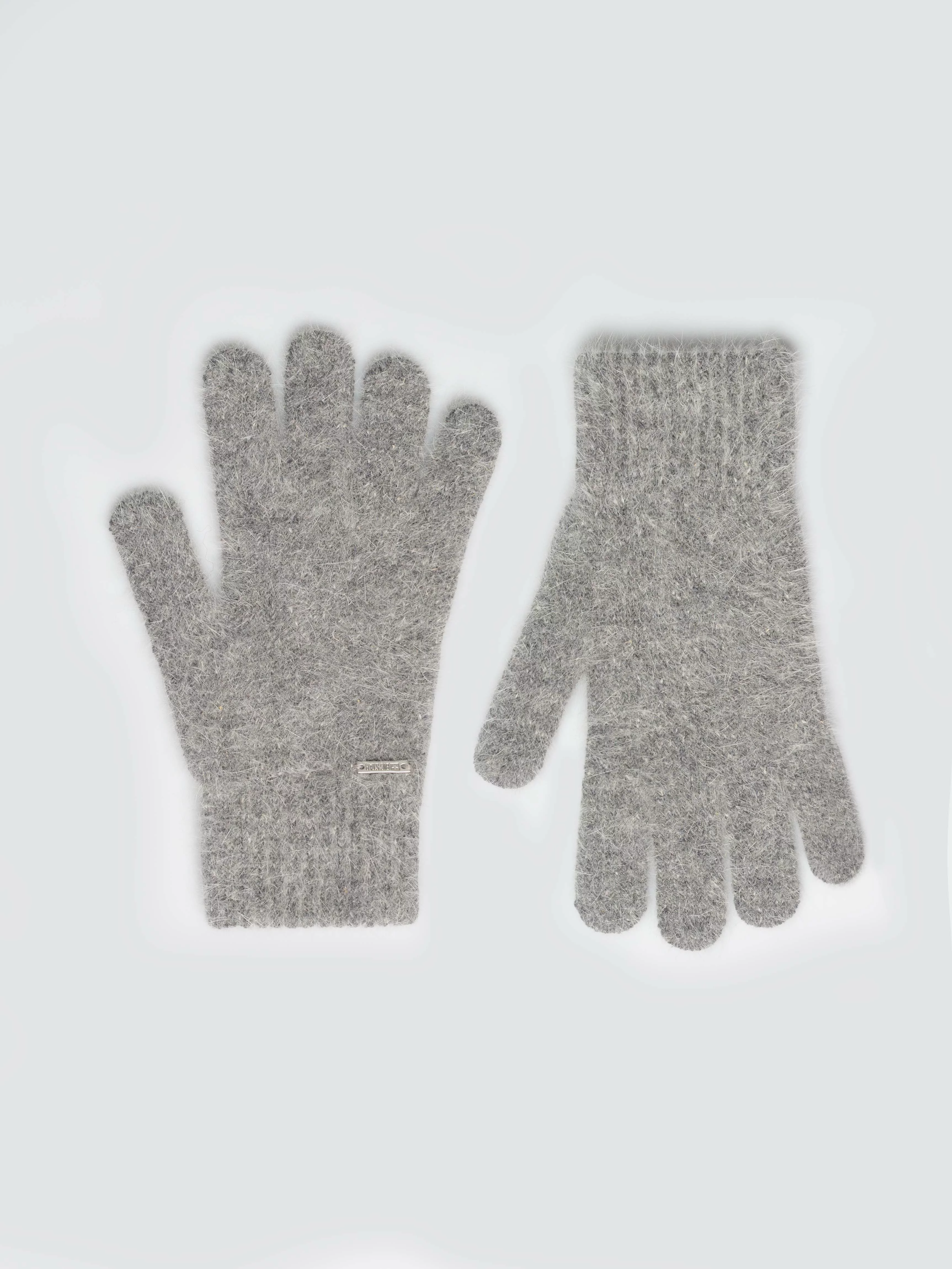 Rękawiczki damskie dzianinowe szare Heryniasa 902