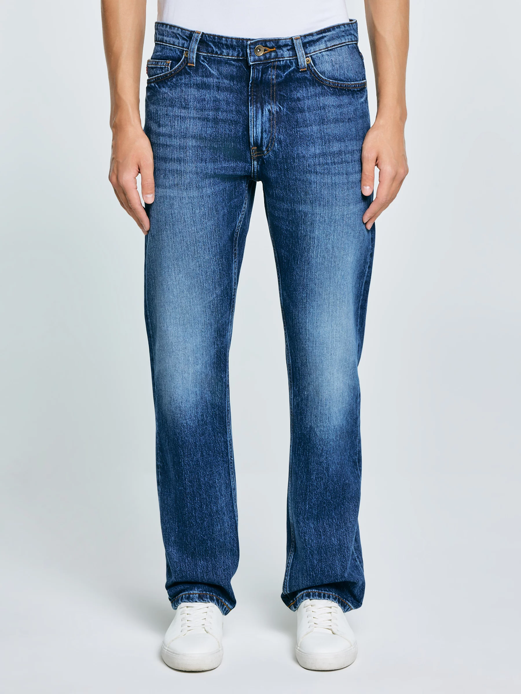 Jeansy męskie proste granatowe Colt 506