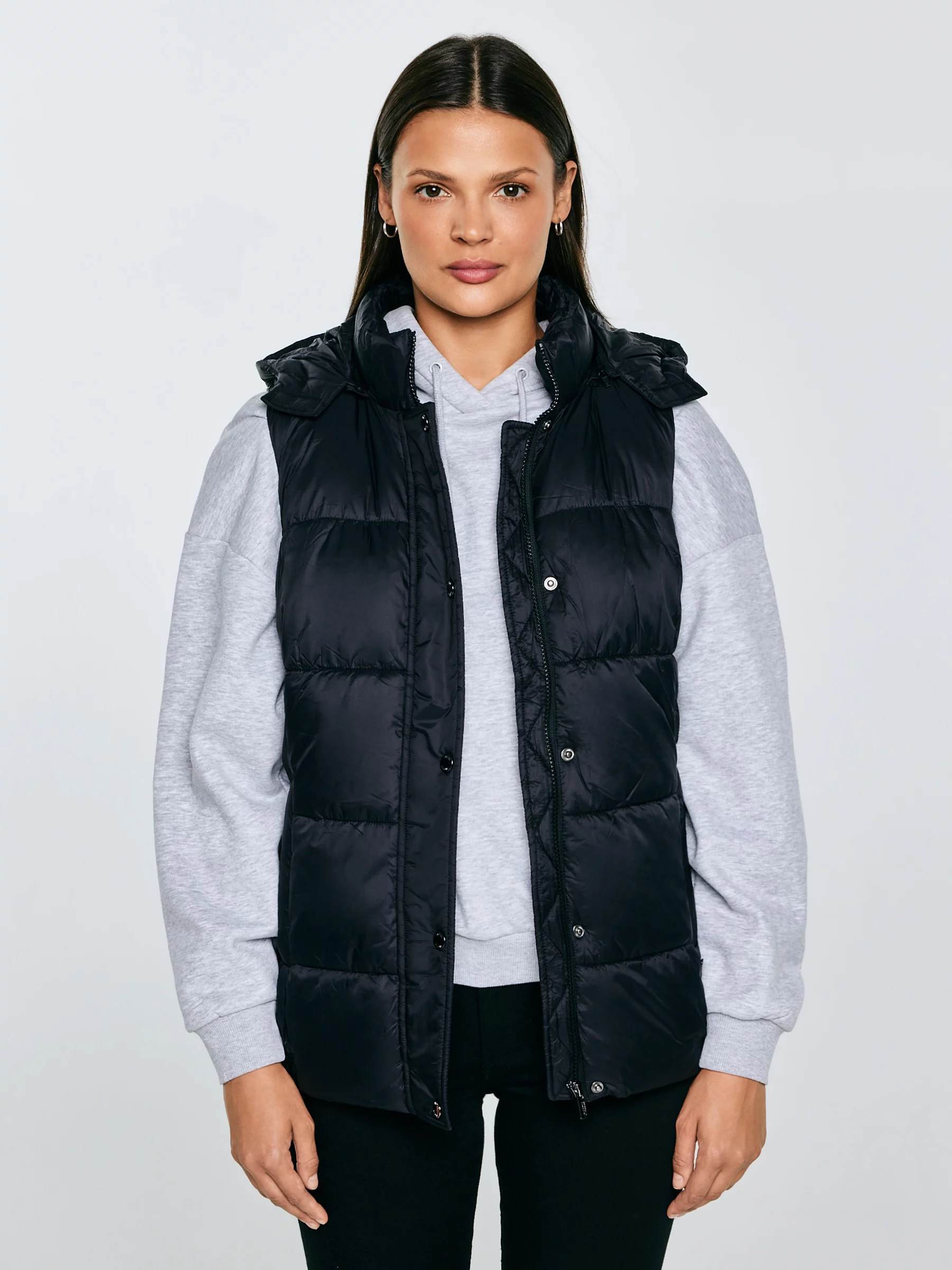 Kamizelka damska pikowana czarna Pixana 906