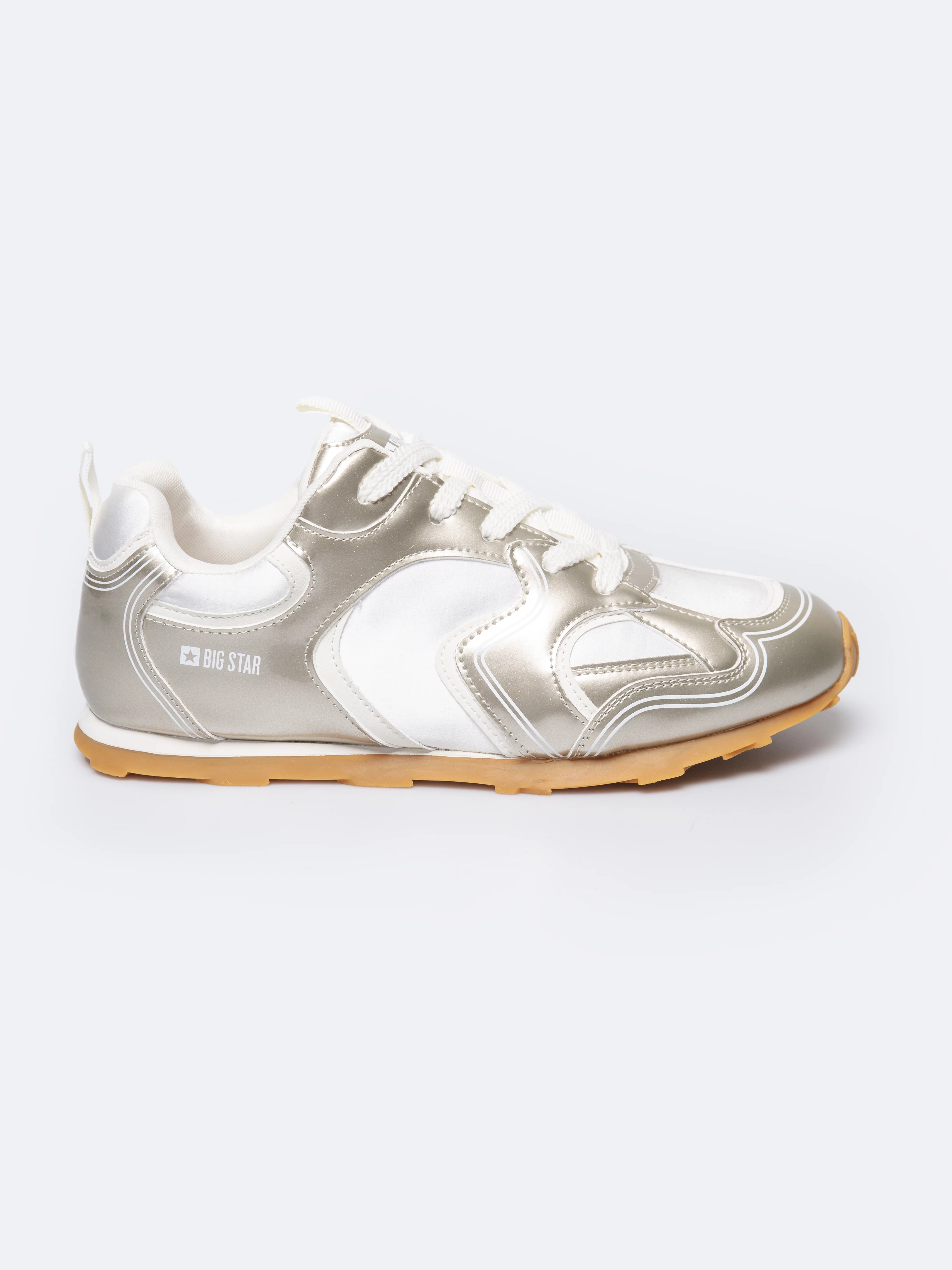 Sneakersy damskie srebrne RR274823 904