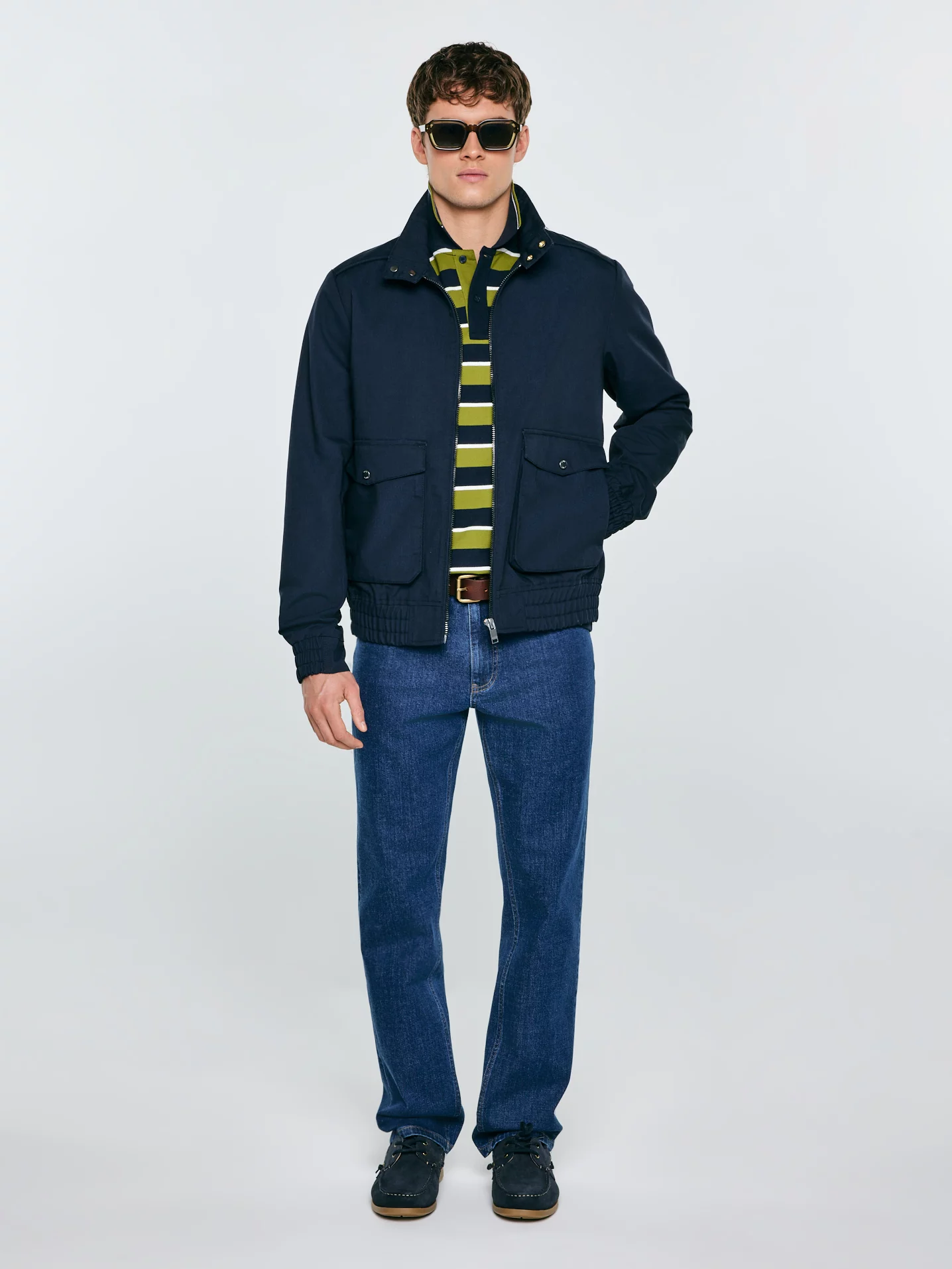 Kurtka męska wiatrówka granatowa Chakan 403