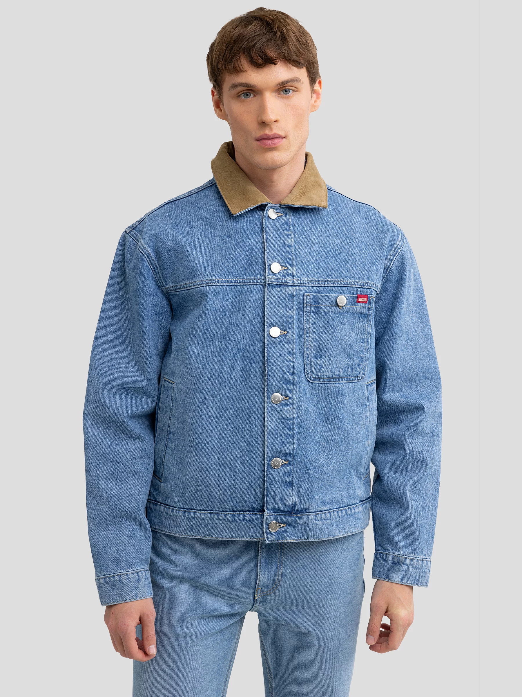 Kurtka męska jeansowa niebieska Nolan 177