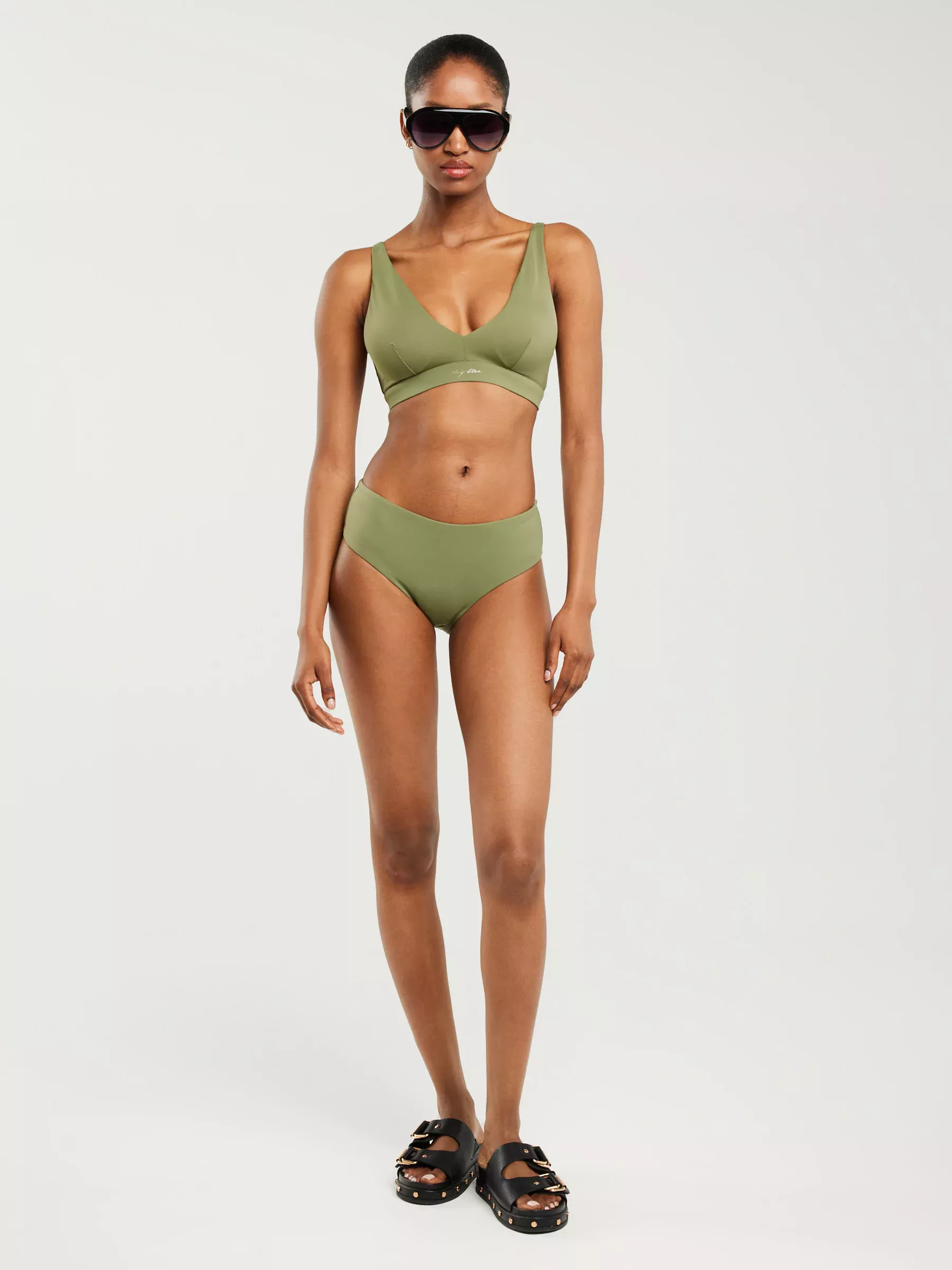 Dół od kostiumu kąpielowego khaki Morrasa 303