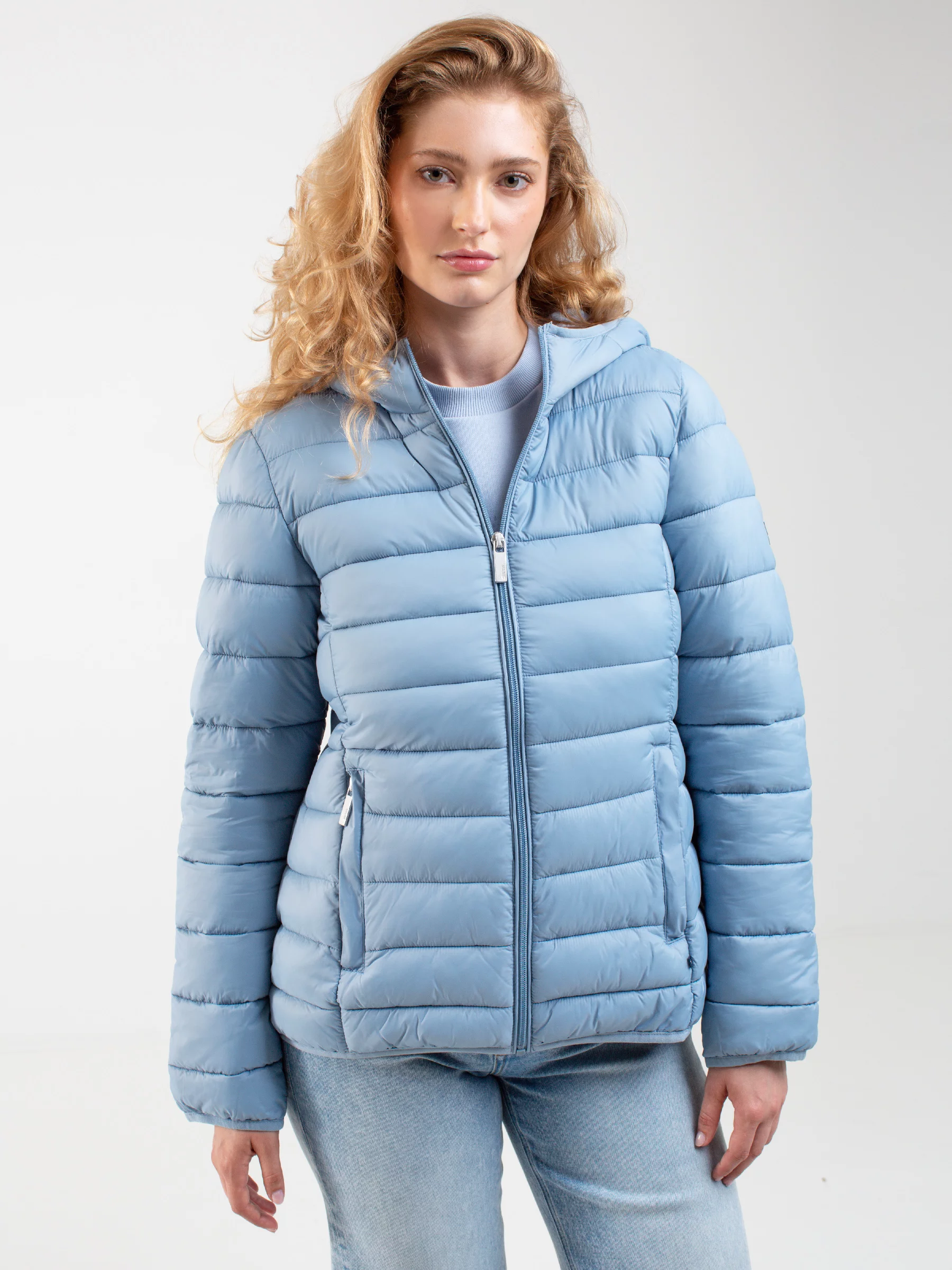 Kurtka damska przejściowa niebieska Venla 401