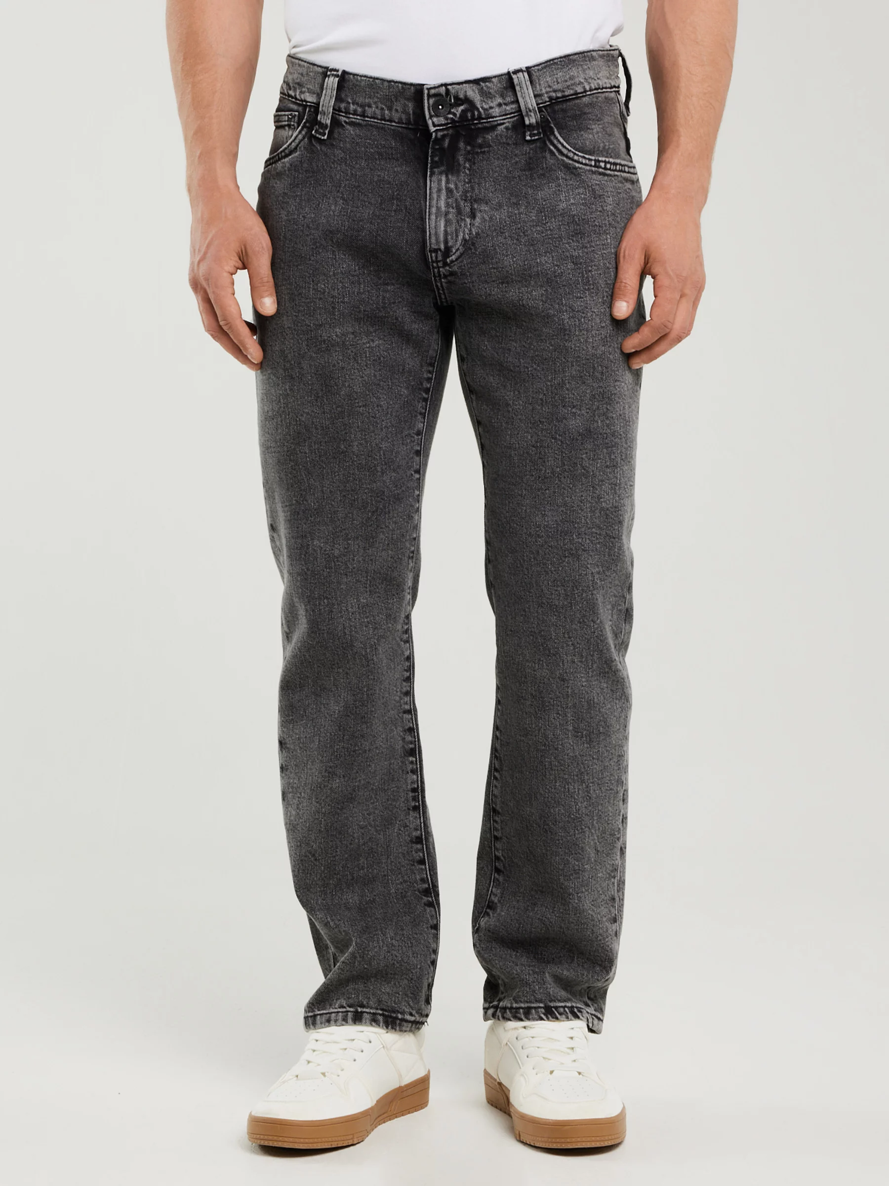 Jeansy męskie dopasowane szare Martin 994