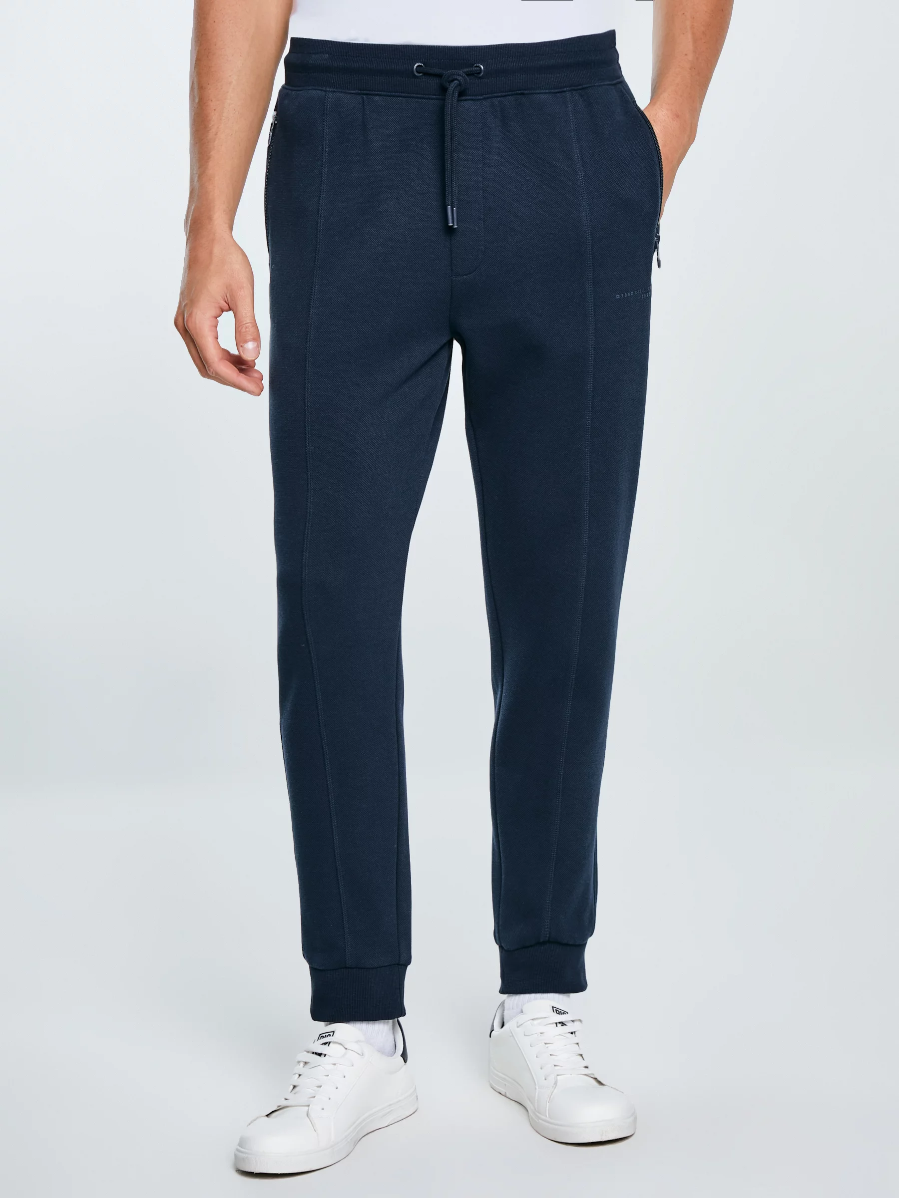 Spodnie męskie dresowe granatowe Wladorp 403