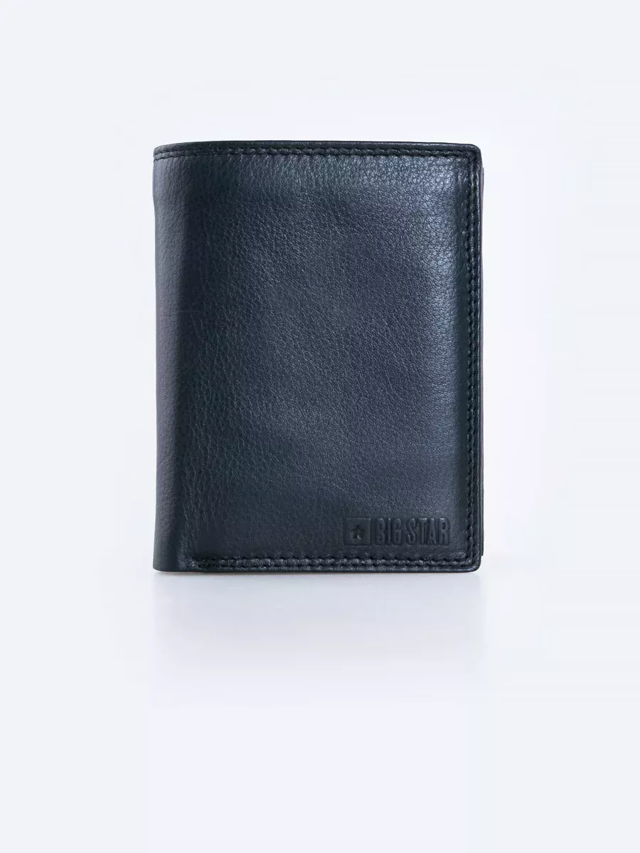 Portfel męski skórzany czarny 3155 900