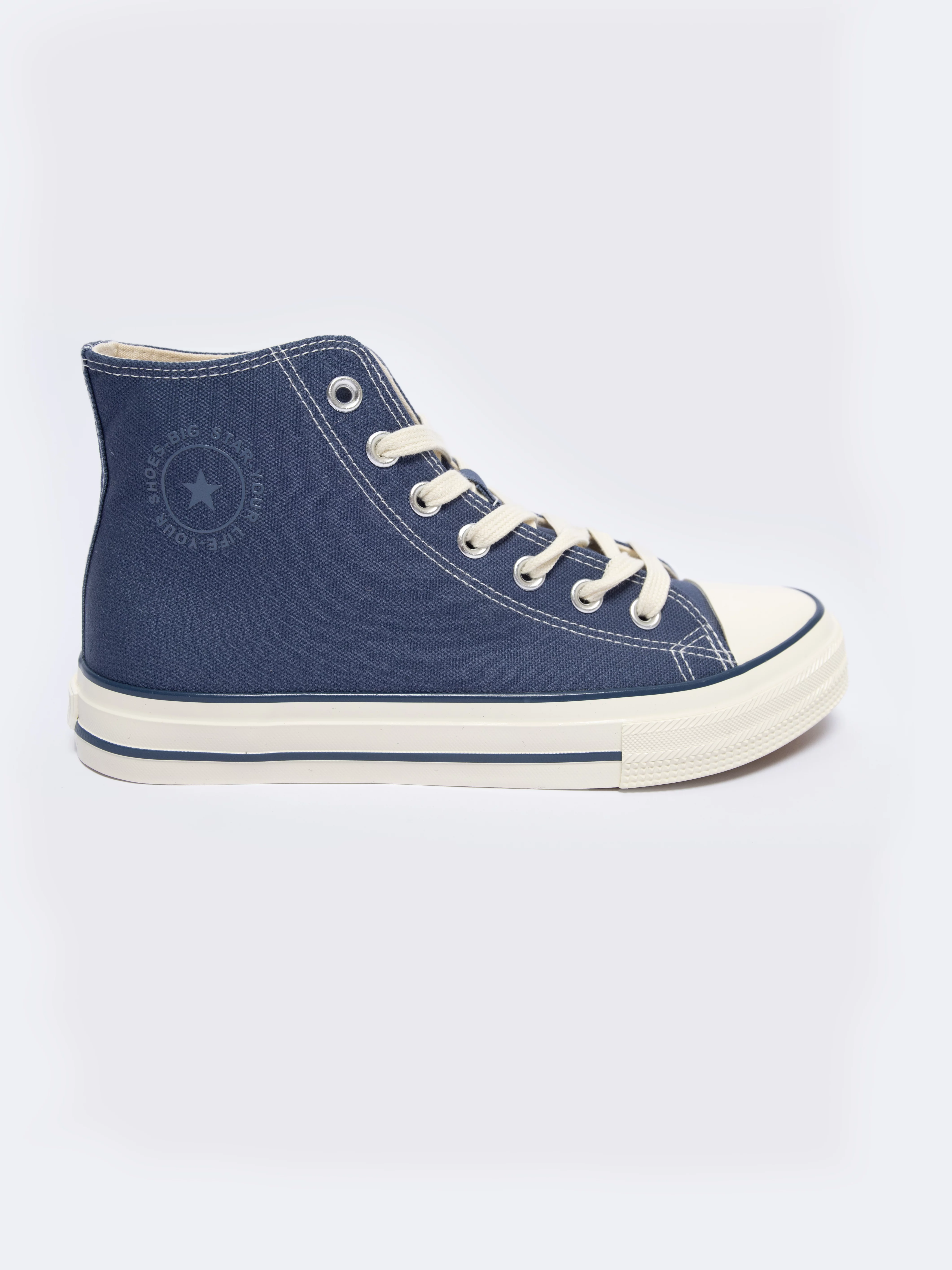 Trampki męskie wysokie niebieskie NN174527 401