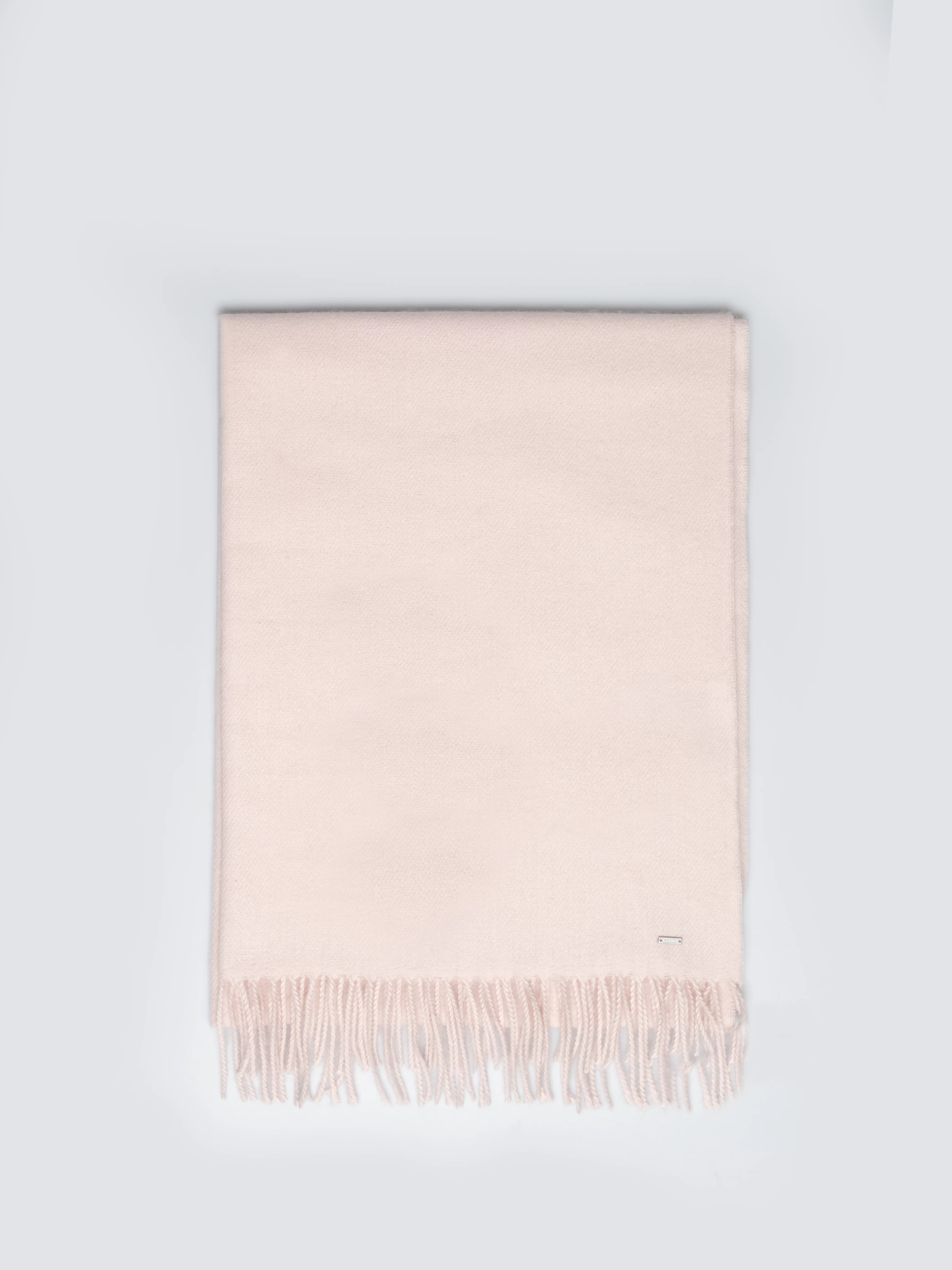 Szal damski z frędzlami różowy Herynias 600