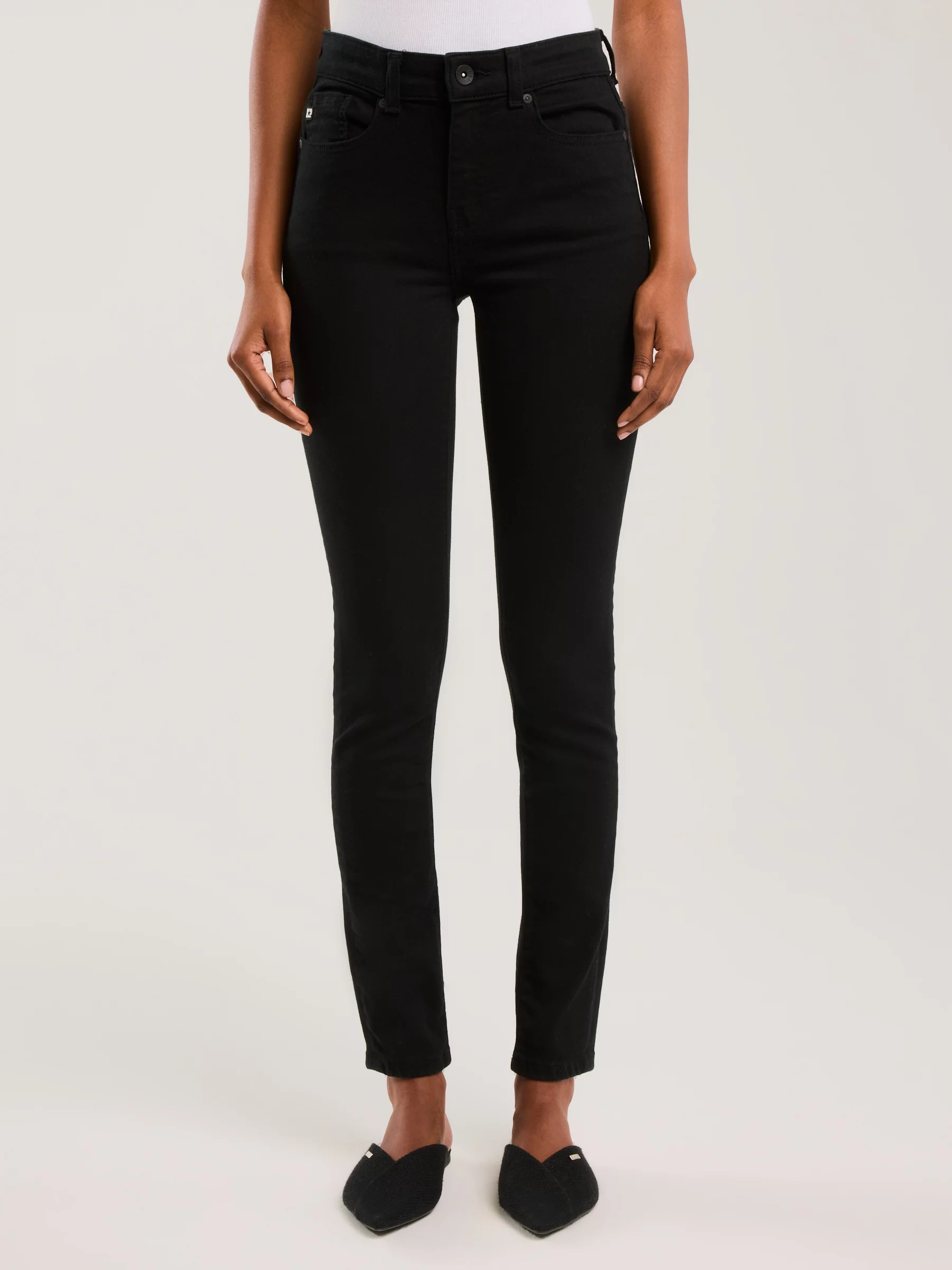 Jeansy damskie skinny czarne Adela 915