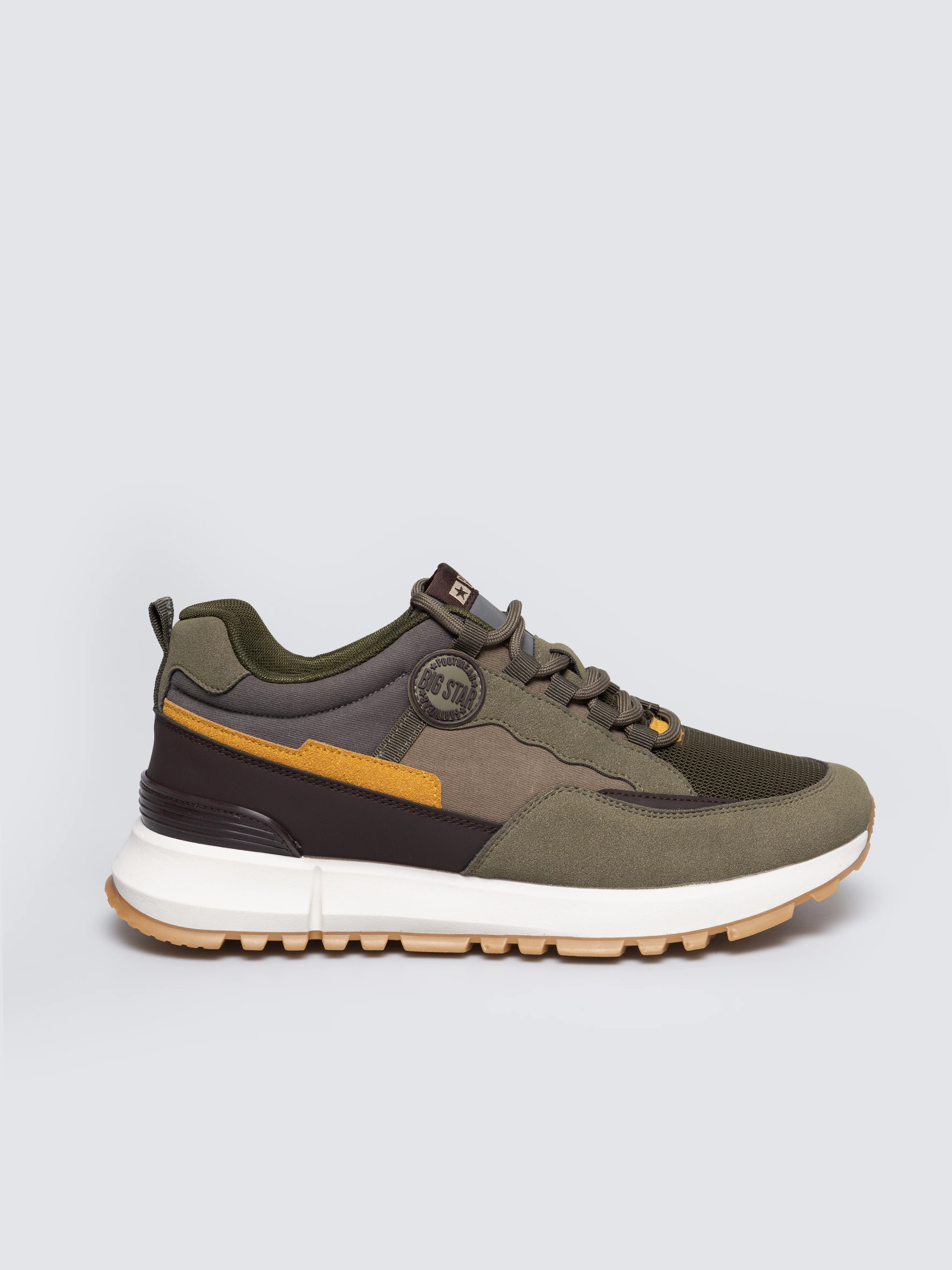 Sneakersy męskie khaki RR174280 303