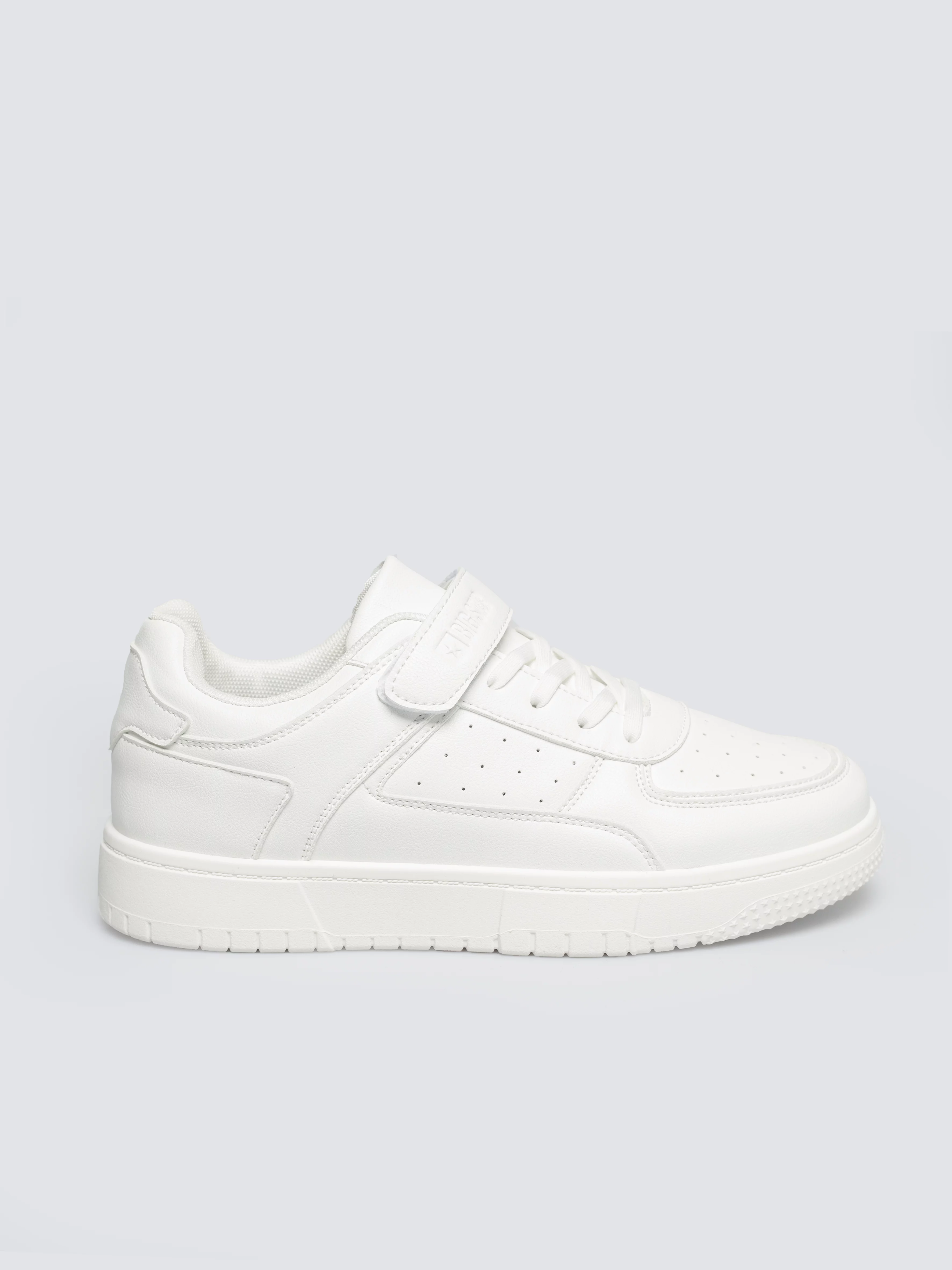 Sneakersy dziewczęce ze skóry ekologicznej białe TT374149 101