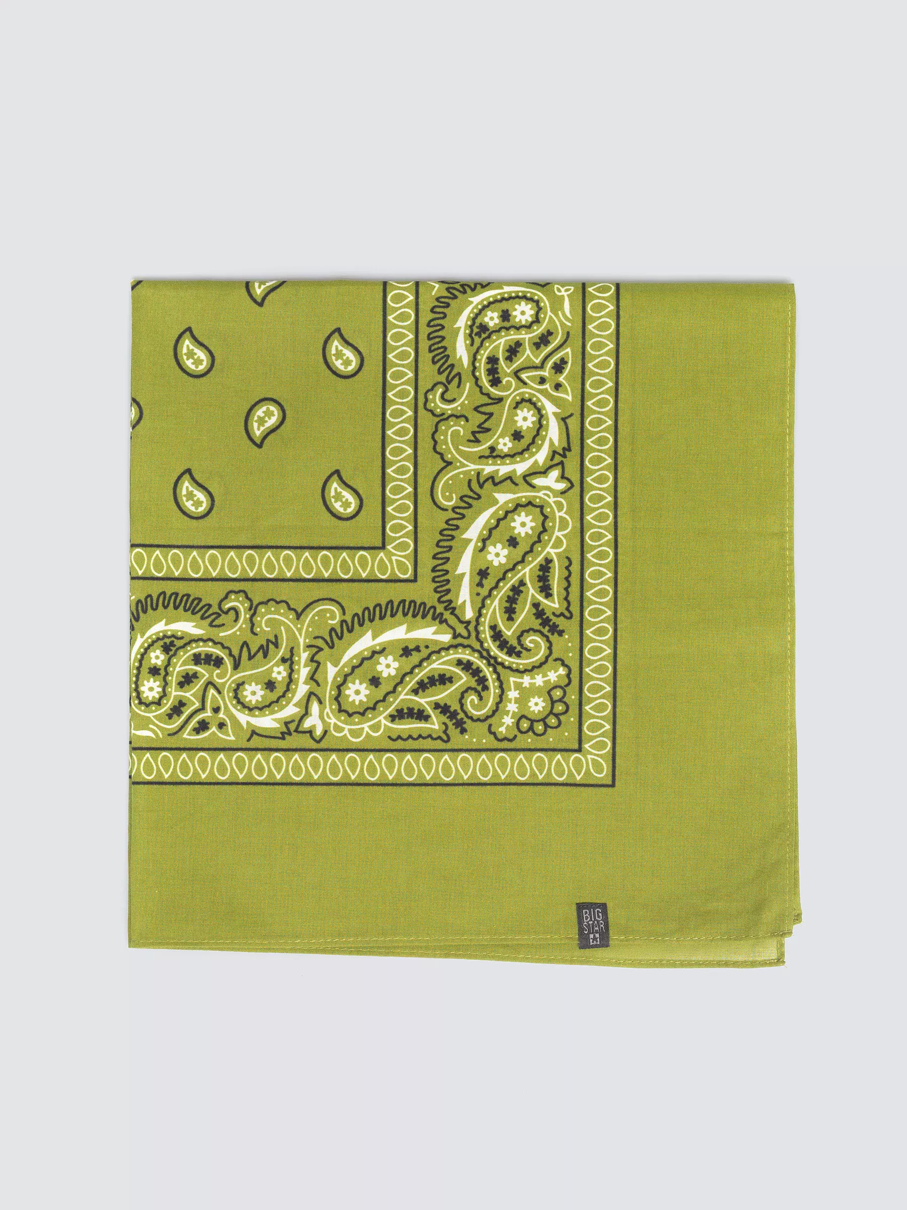 Apaszka typu bandana zielona Bandi 301