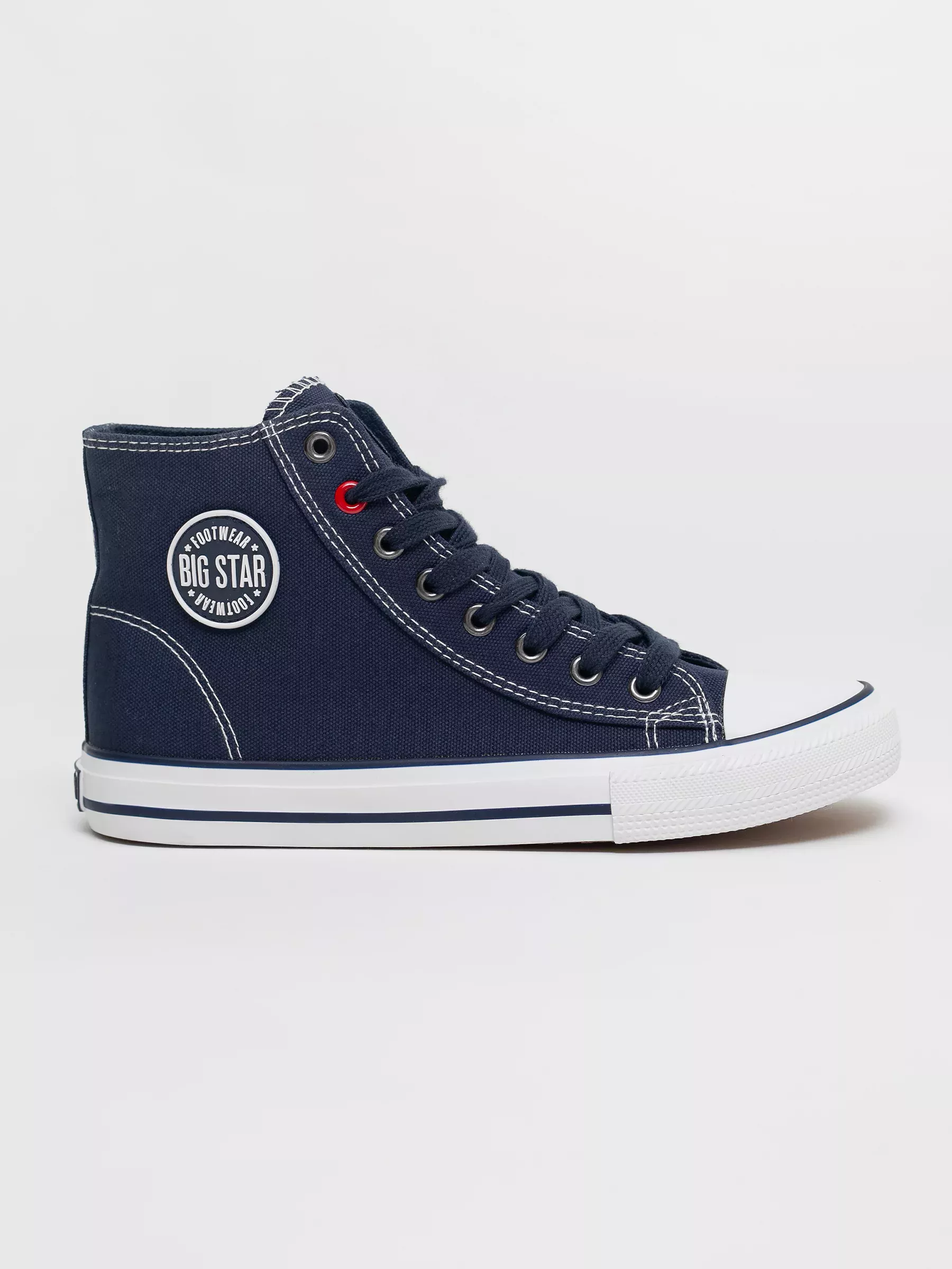 Trampki damskie wysokie granatowe JJ274A504 403