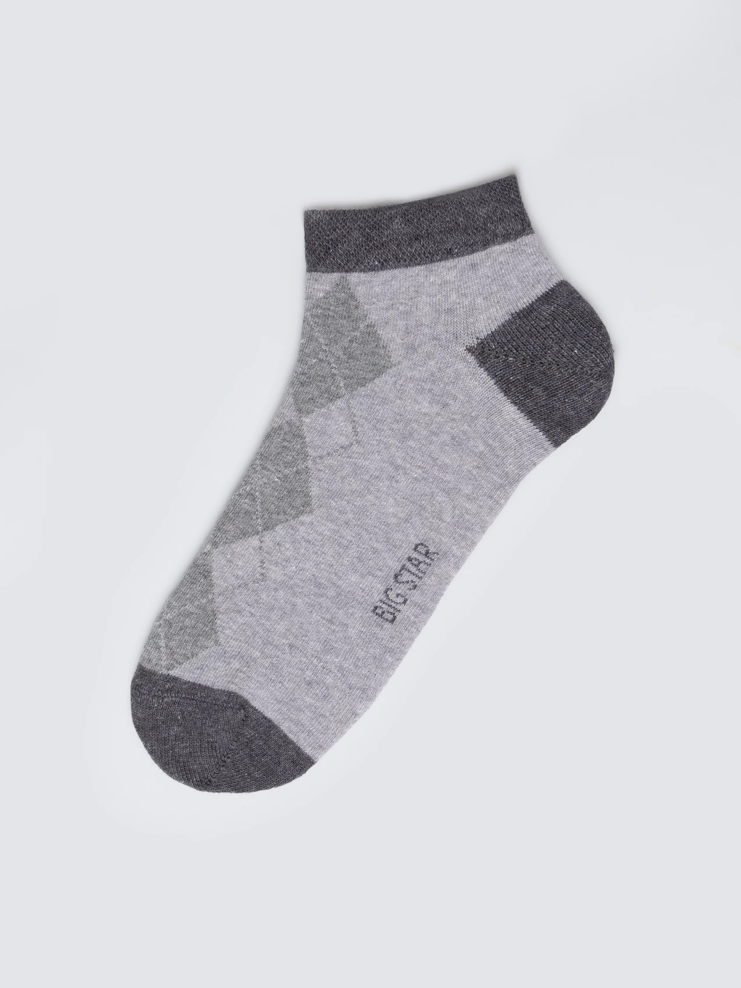 Stopki męskie w romby szare Edger 902