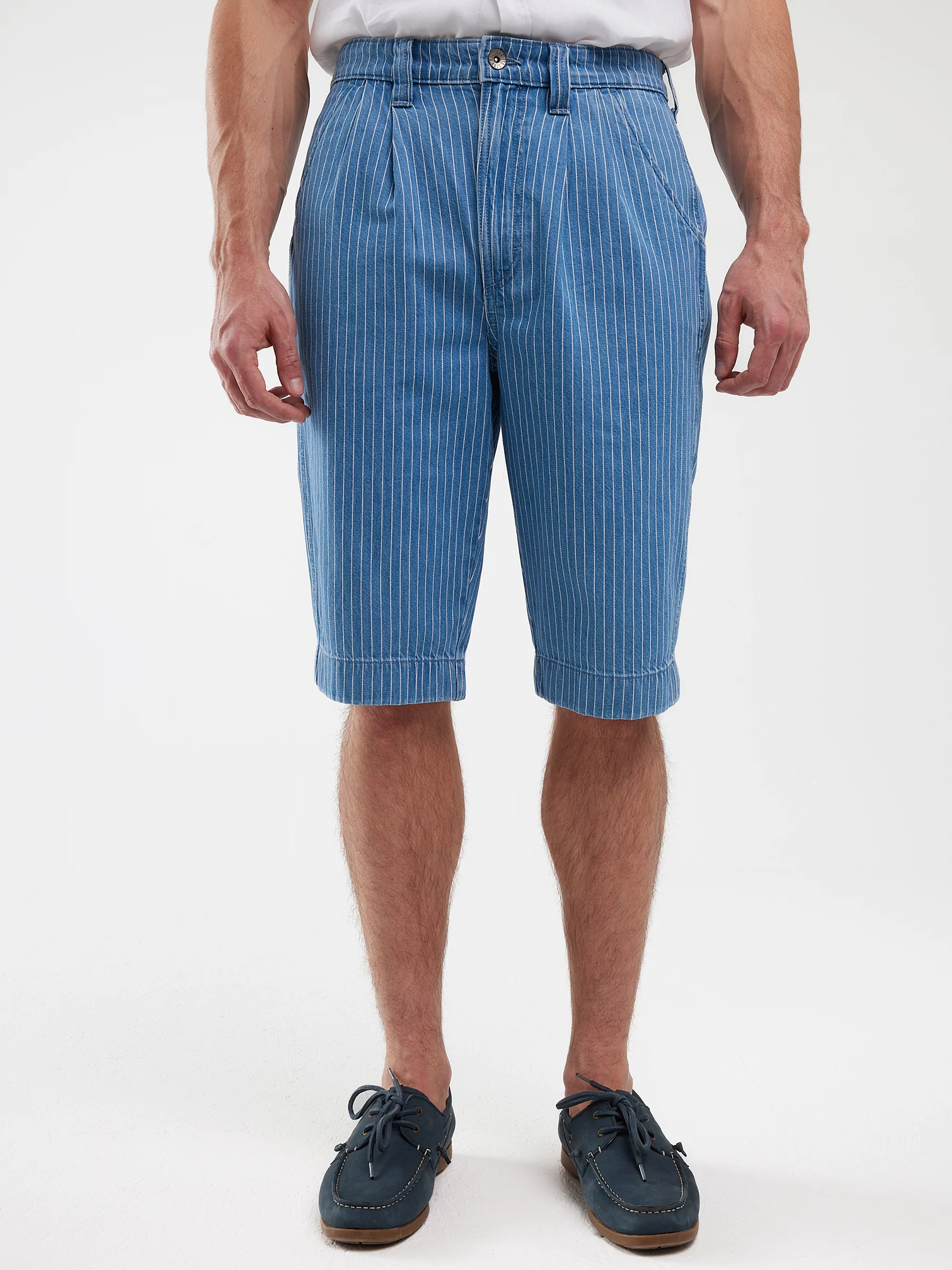 Szorty męskie jeansowe niebieskie Tem 424