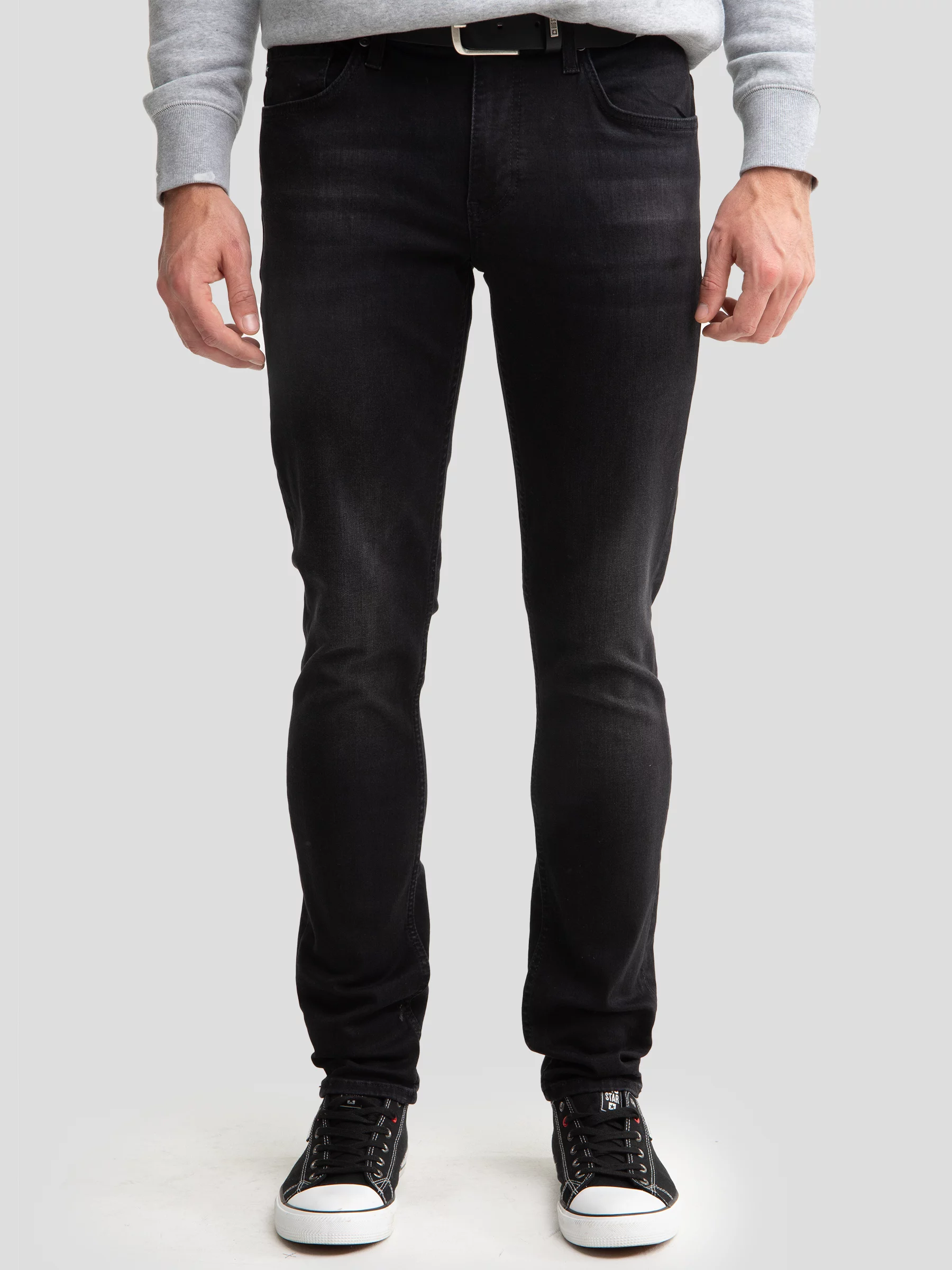 Jeansy męskie skinny czarne Deric 950