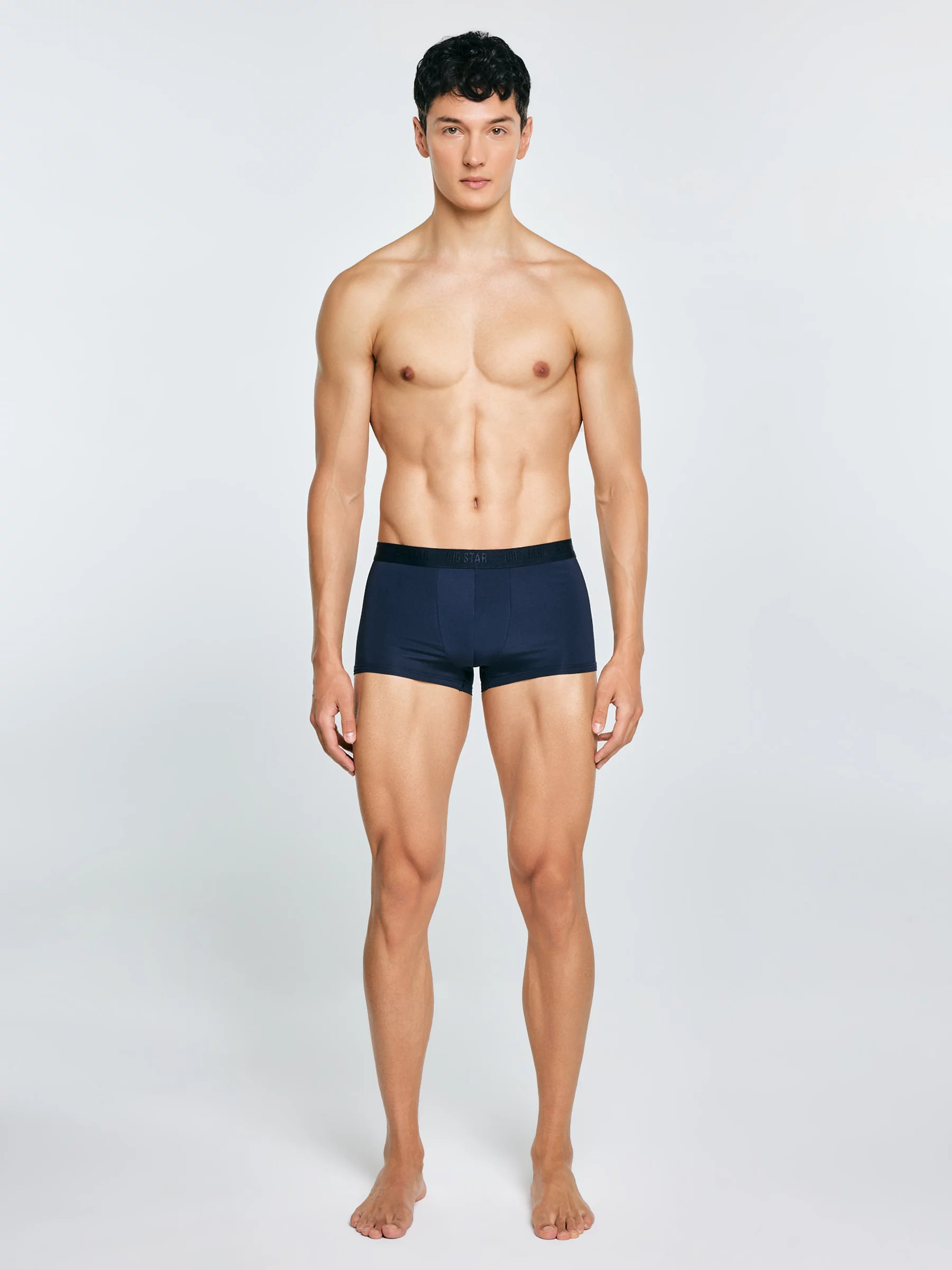 Bokserki męskie z mikrofibry stay dry granatowe Bilbo 403