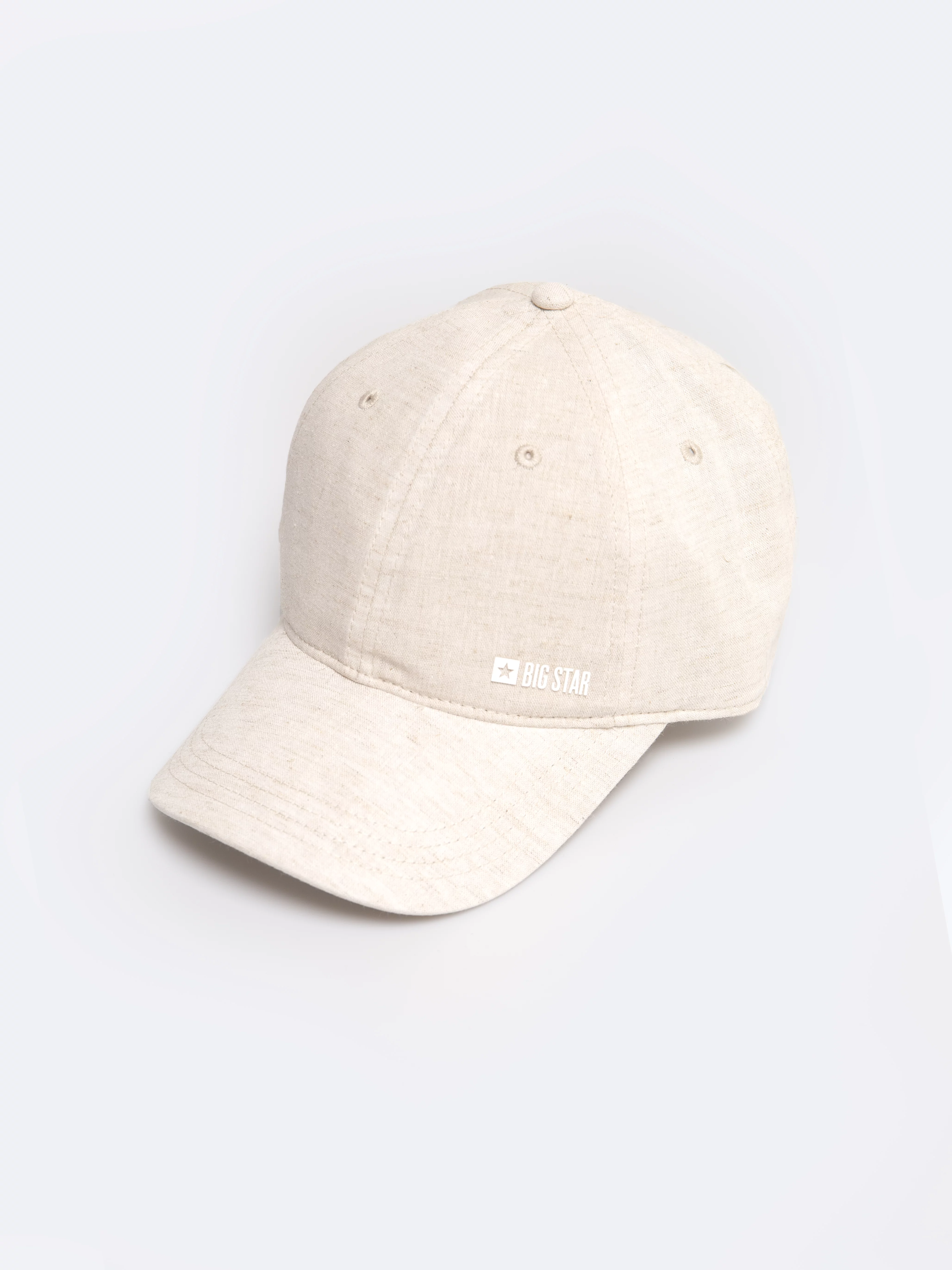 Czapka z daszkiem kremowa Luxis 102