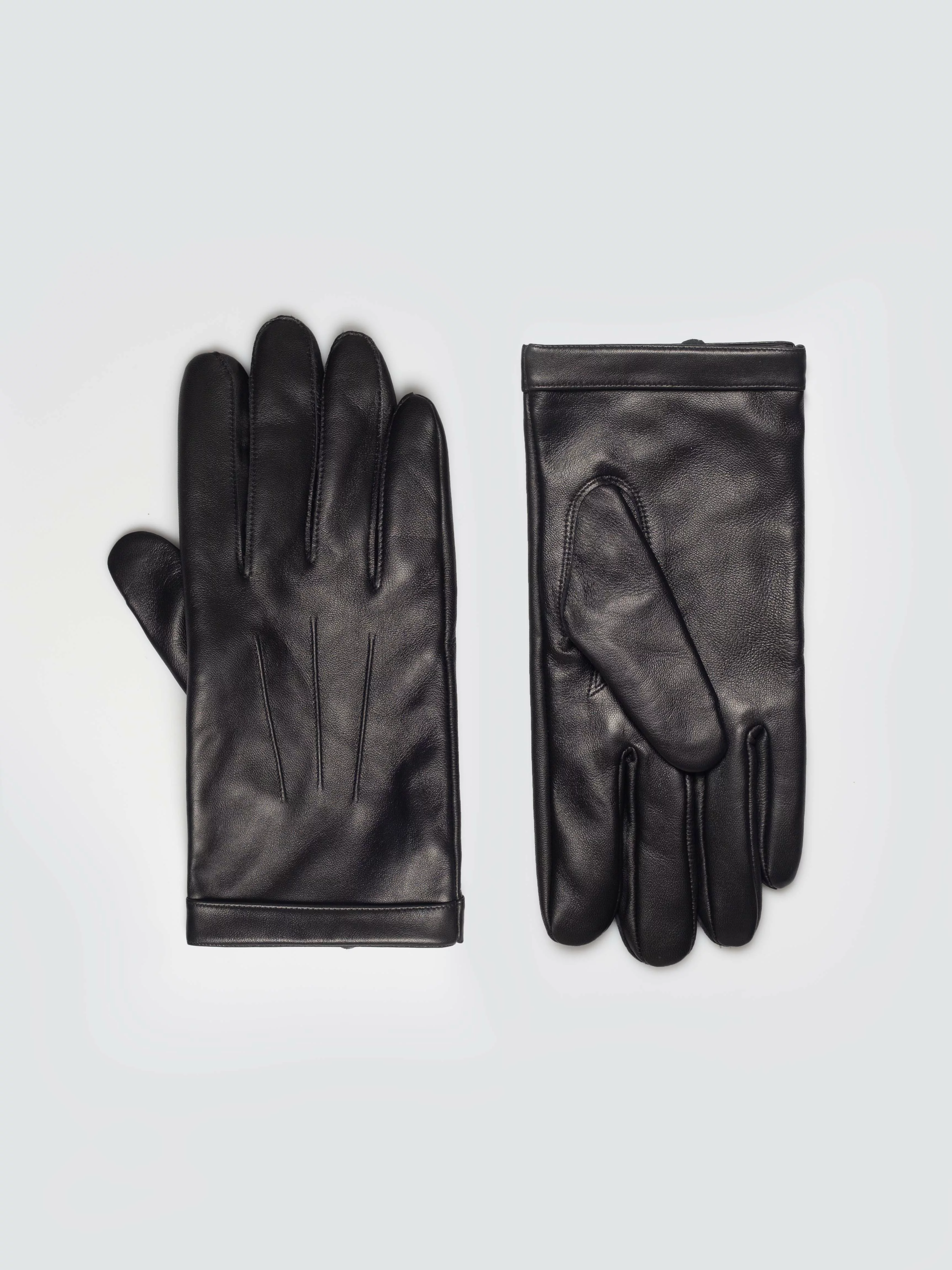 Rękawiczki męskie skórzane czarne Klasman 906