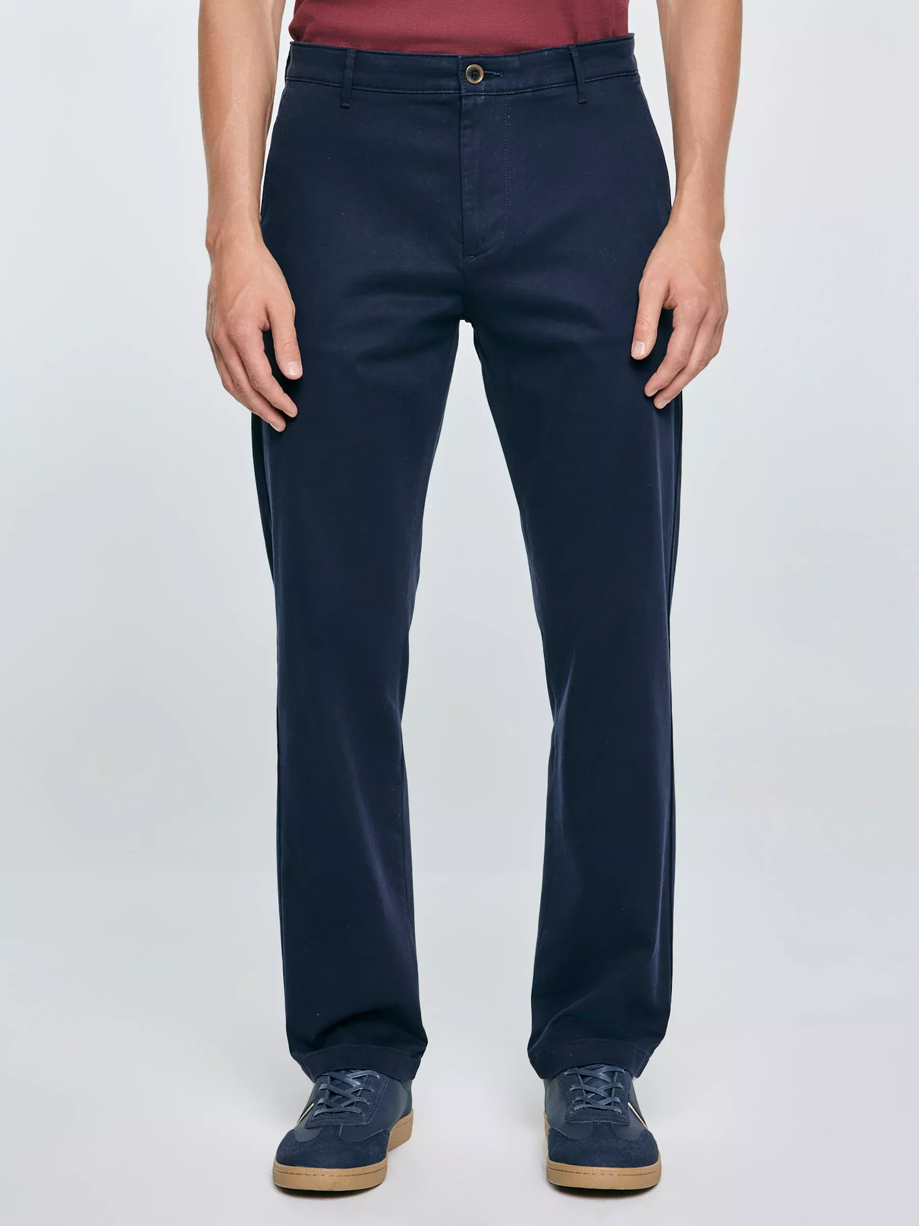 Spodnie męskie chinosy granatowe Trevor 403