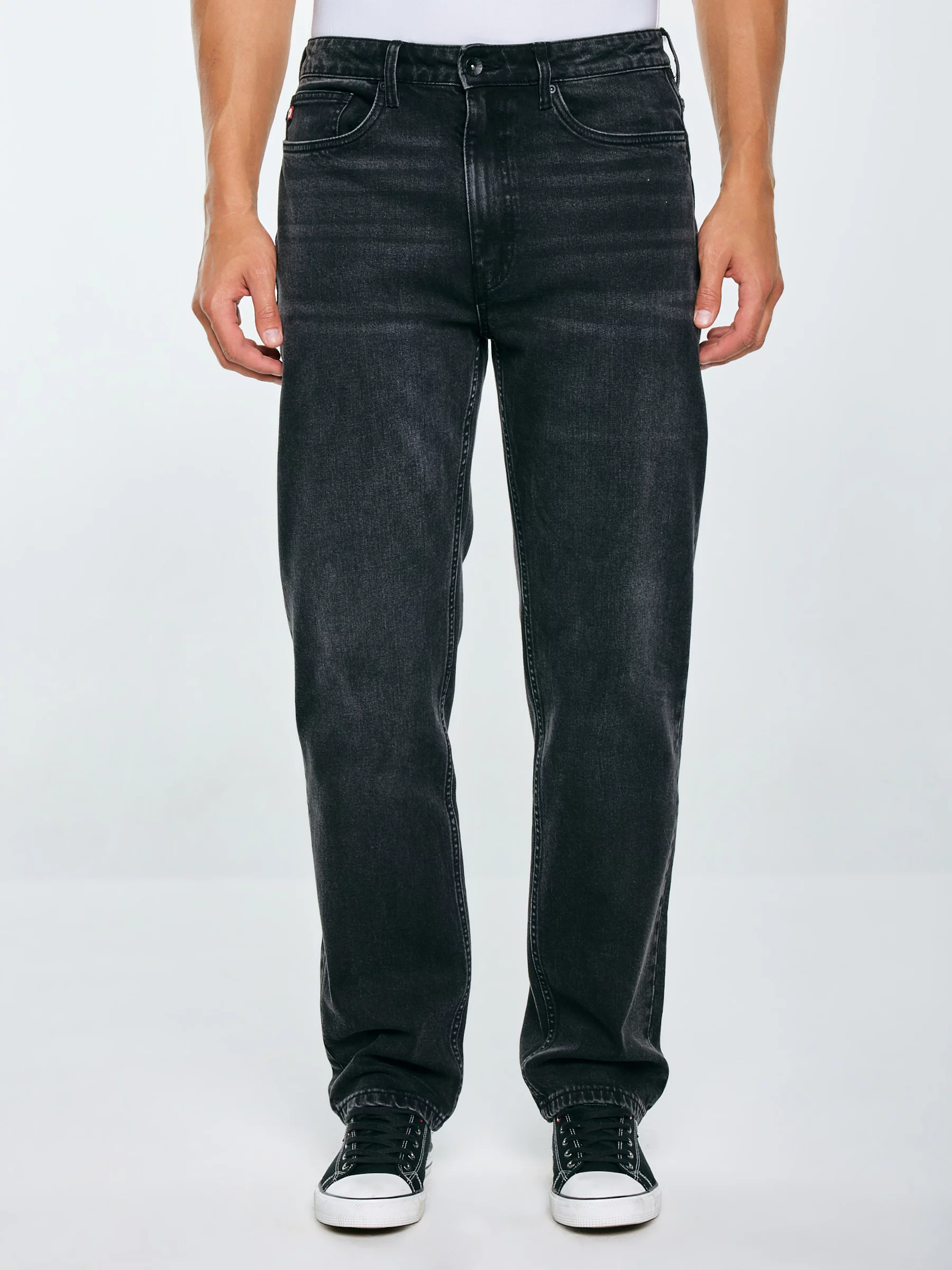 Jeansy męskie loose czarne Zack 912