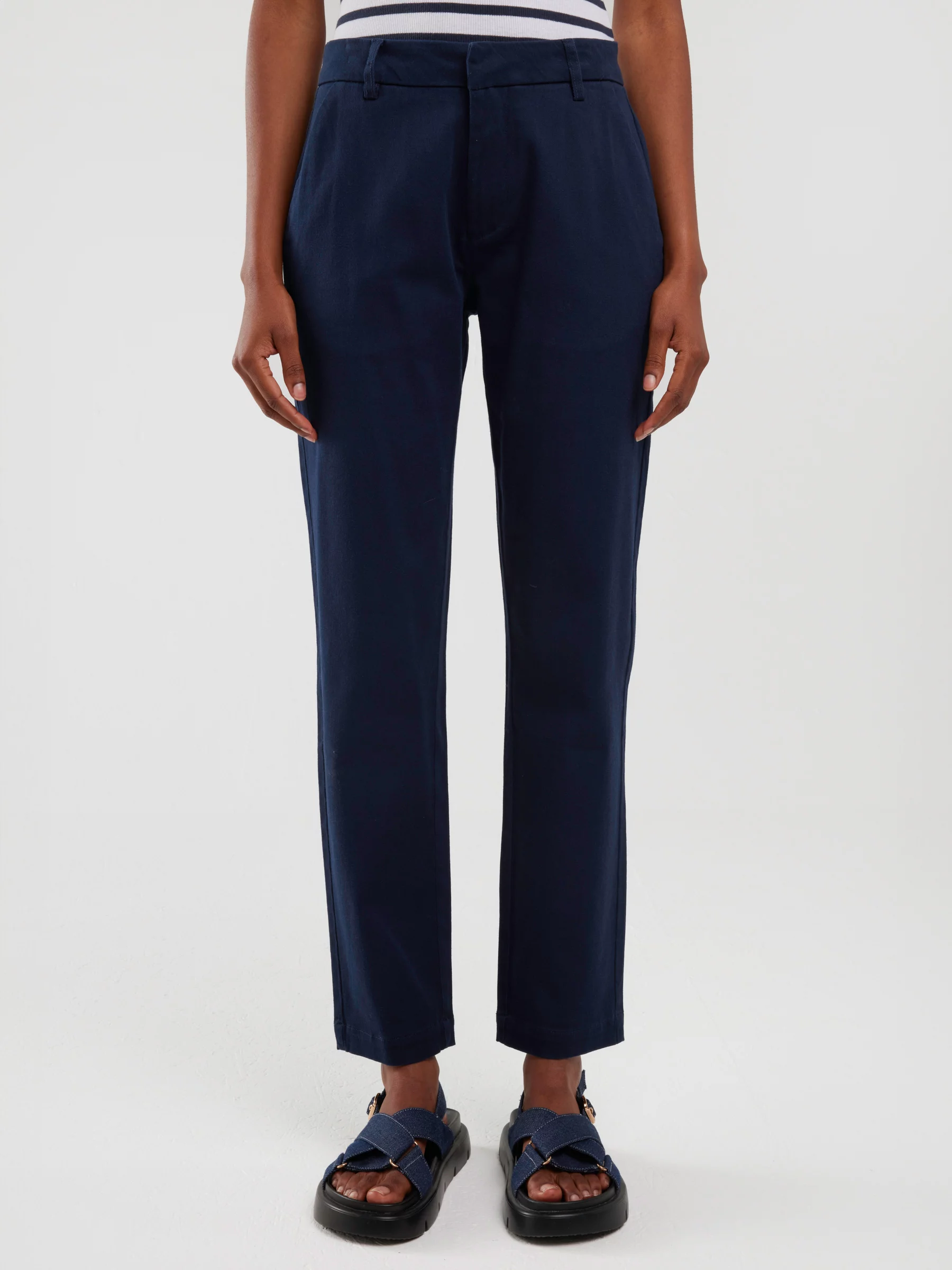 Spodnie damskie chinosy granatowe Danasi 403