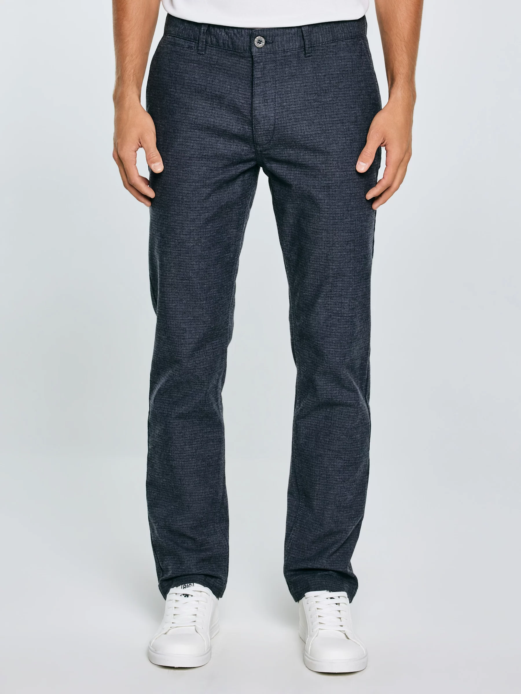 Spodnie męskie chinosy niebieskie Marcos 402