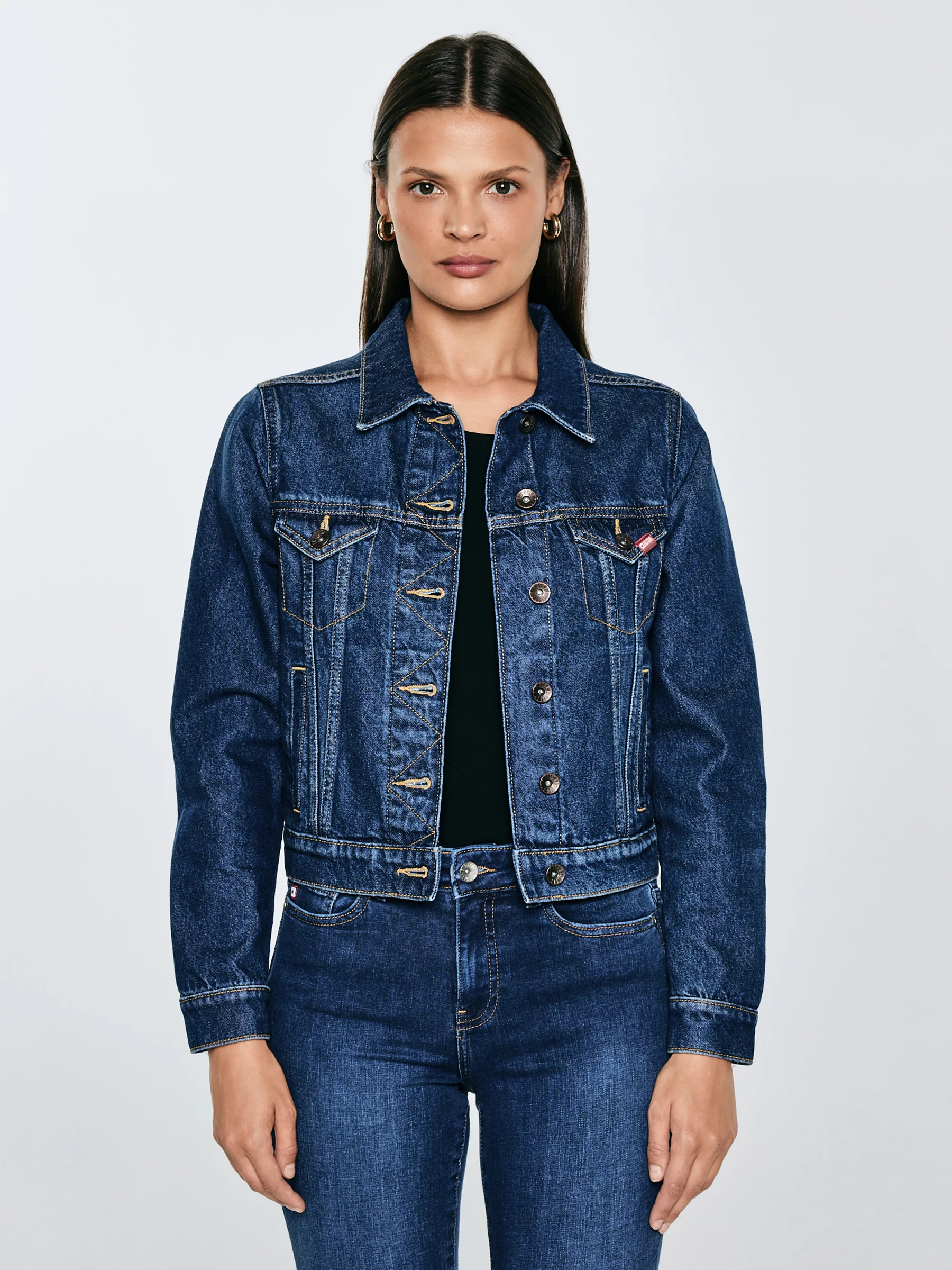 Kurtka damska jeansowa granatowa Josephine 507