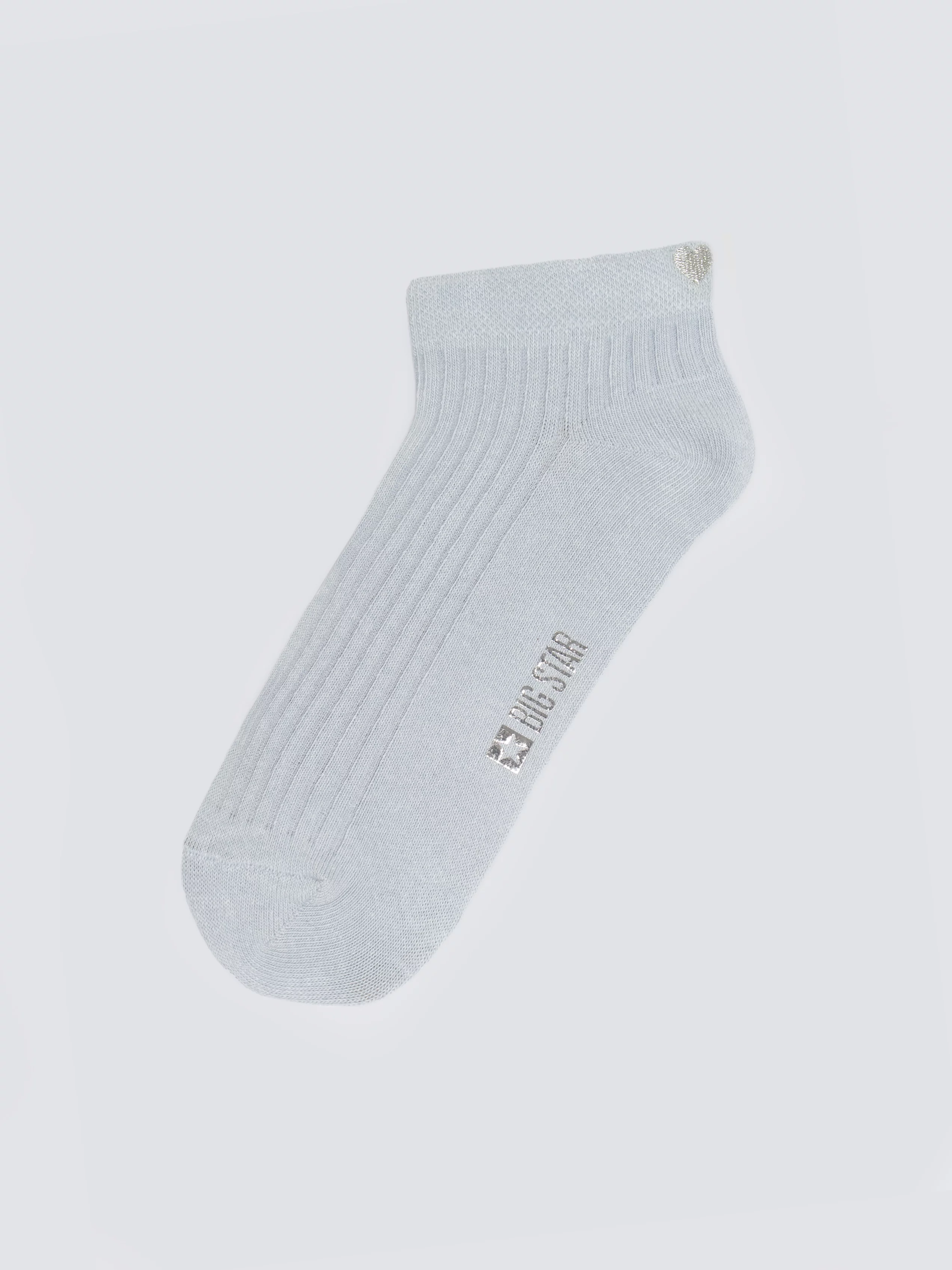 Stopki damskie prążkowane błękitne Sofi 400