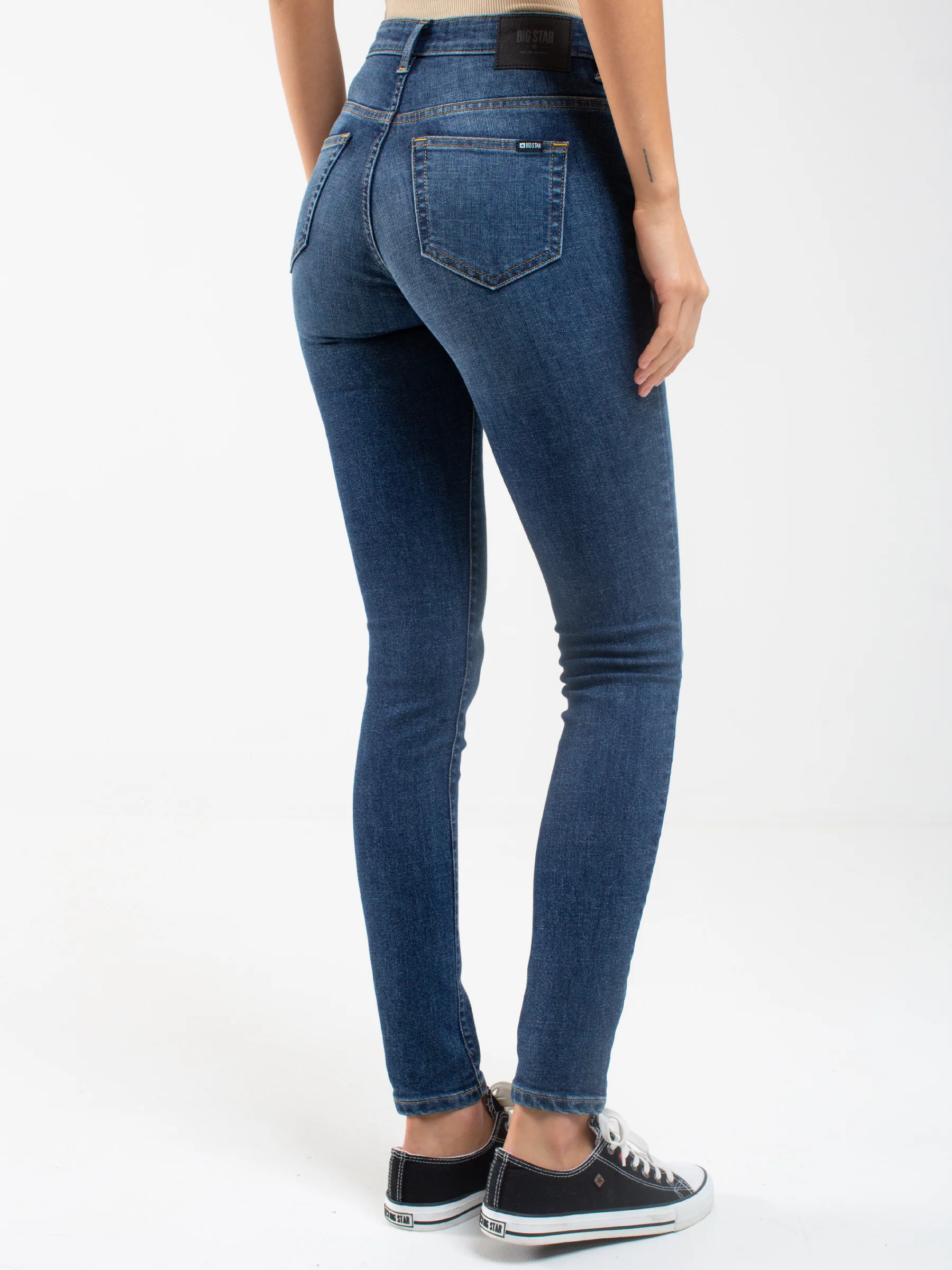 Jeansy damskie skinny granatowe Adela 512