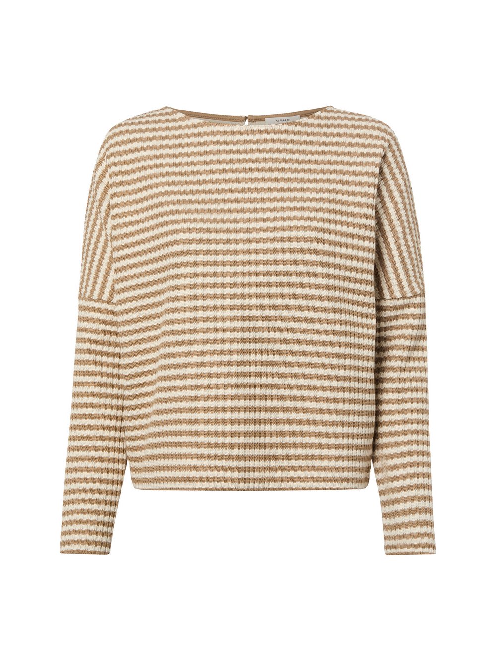 Opus Damski sweter z dzianiny - Gresh Kobiety Bawełna brązowy w paski, 44