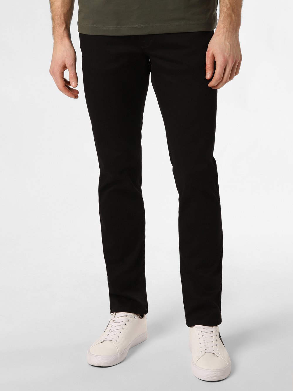 Bugatti Dżinsy Mężczyźni Bawełna czarny jednolity, 38-30