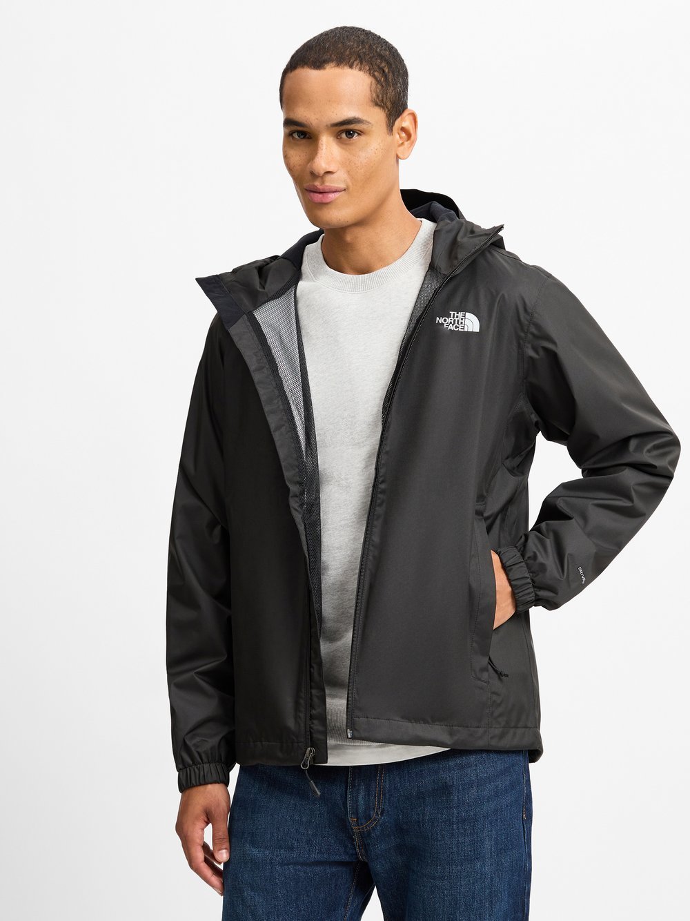 The North Face Kurtka męska Mężczyźni czarny jednolity, XS