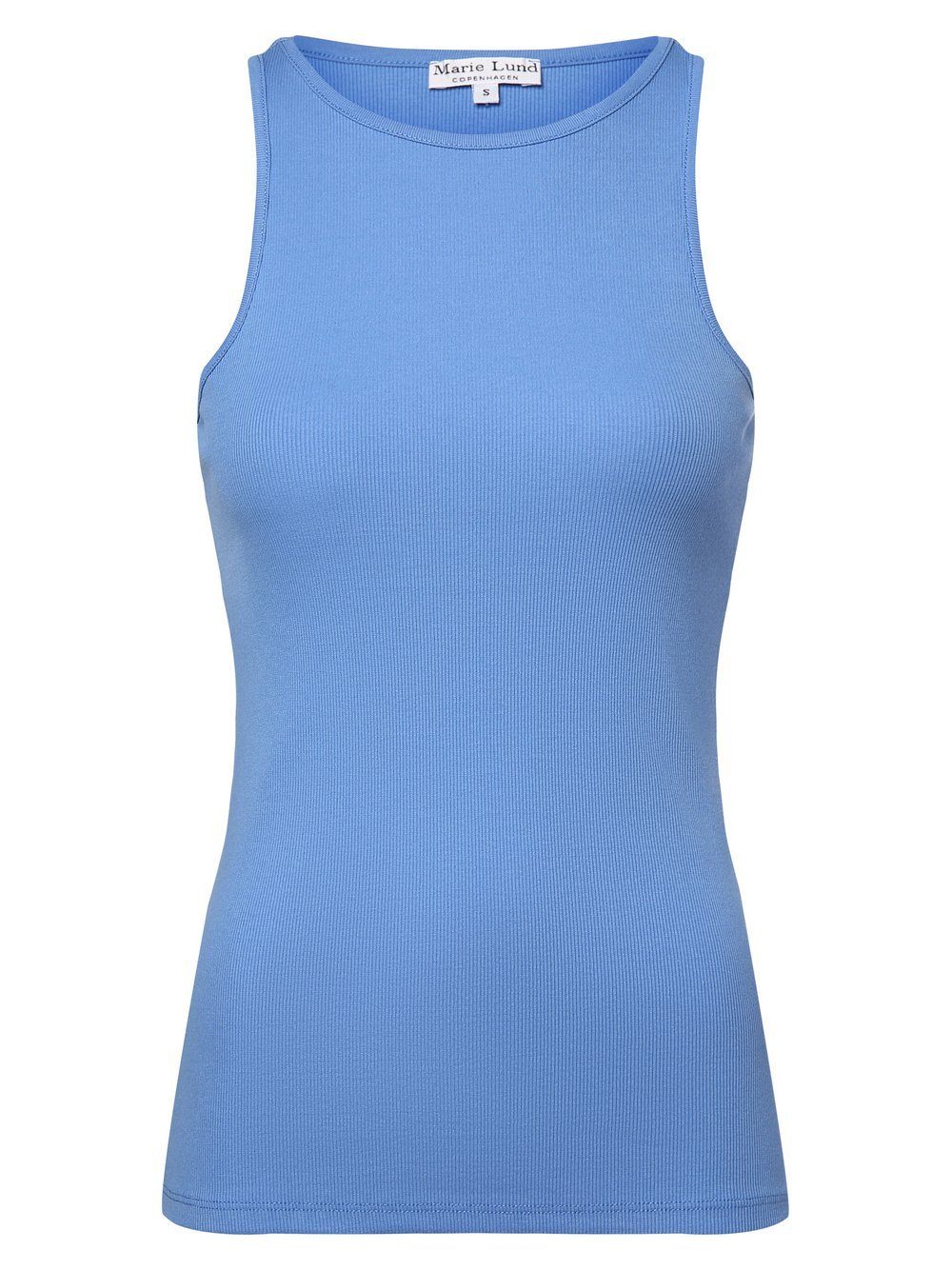 Marie Lund Top damski Kobiety Bawełna niebieski jednolity, L
