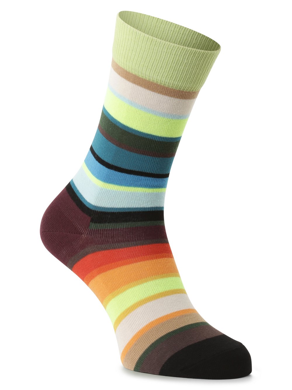 Happy Socks skarpety z drobnej dzianiny Kobiety,Mężczyźni Bawełna wielokolorowy w paski, 41-46