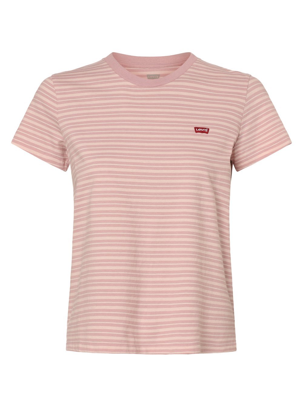 Levi's T-shirt damski Kobiety Bawełna różowy w paski, M