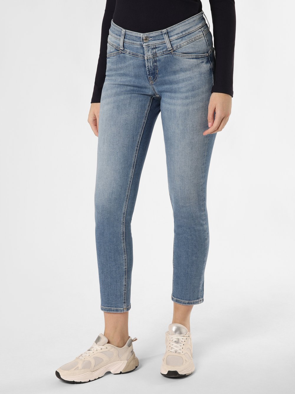 Cambio Dżinsy - Parla Kobiety Bawełna niebieski jednolity, 44