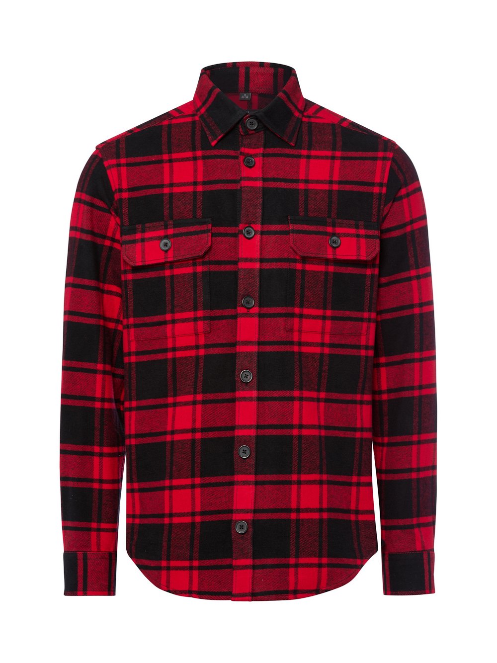 Nils Sundström Koszula męska Mężczyźni Regular Fit Bawełna wielokolorowy w kratkę, M