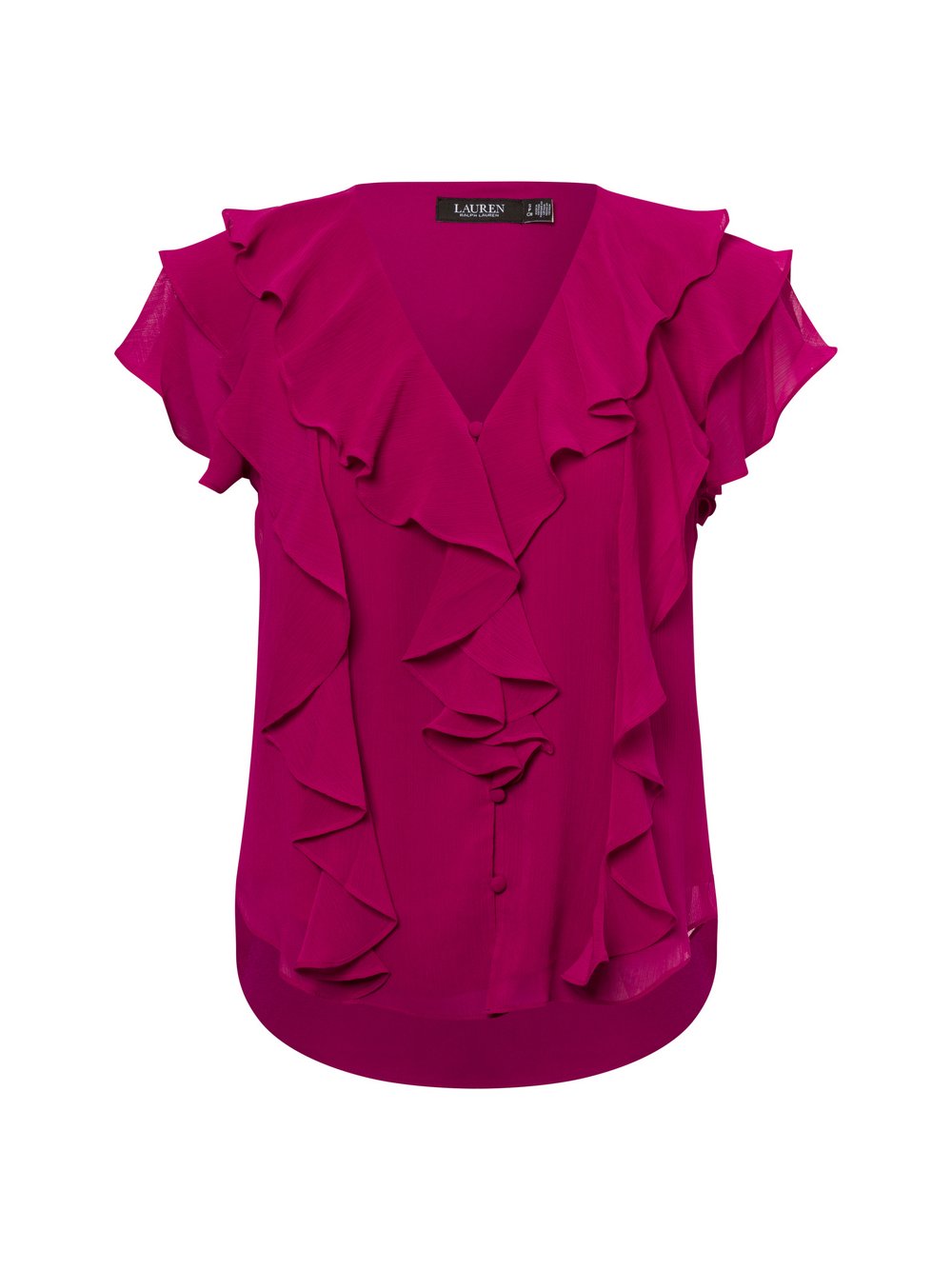 Lauren Ralph Lauren Bluzka damska Kobiety czerwony jednolity, S