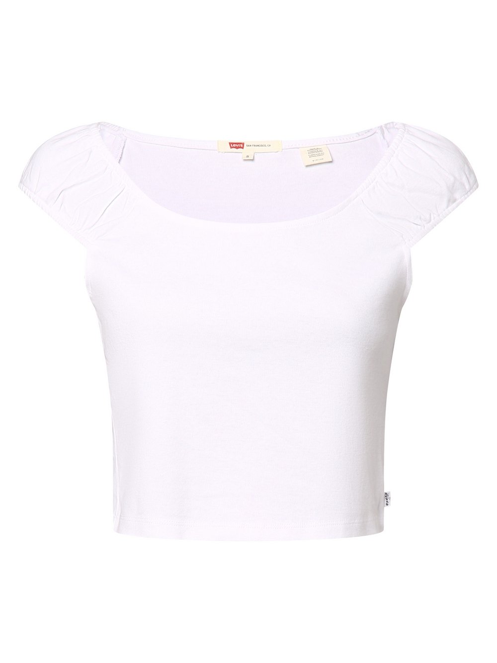 Levi's Koszulka damska Kobiety Bawełna biały jednolity, XS