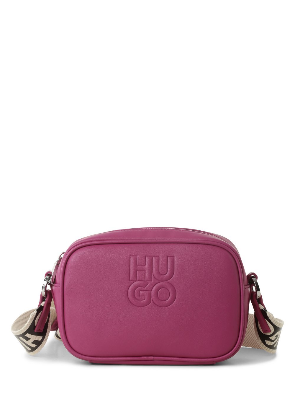 HUGO Damska torebka na ramię Kobiety wyrazisty róż jednolity, ONE SIZE