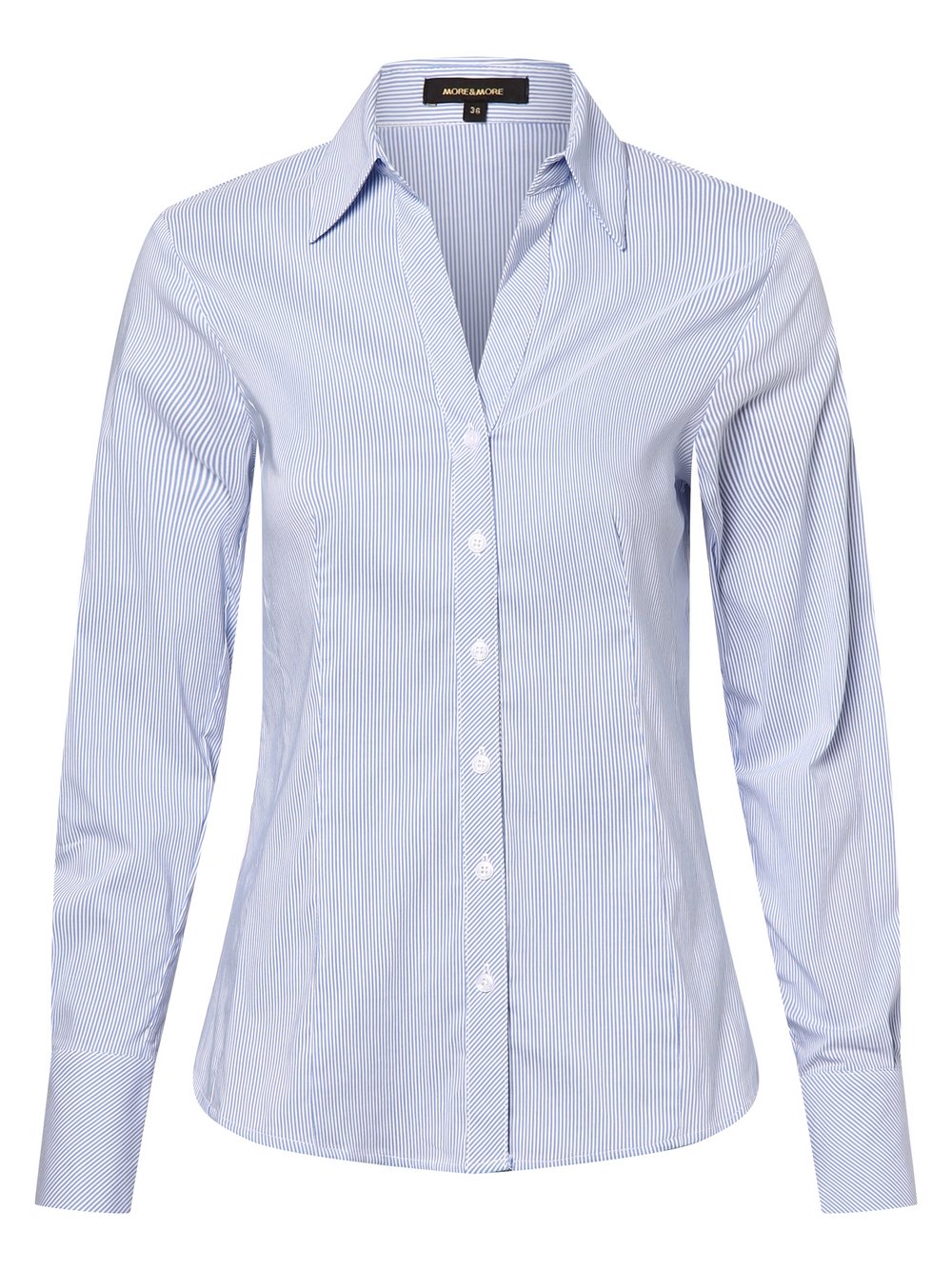 More & More Bluzka damska Kobiety niebieski|biały w paski, 42