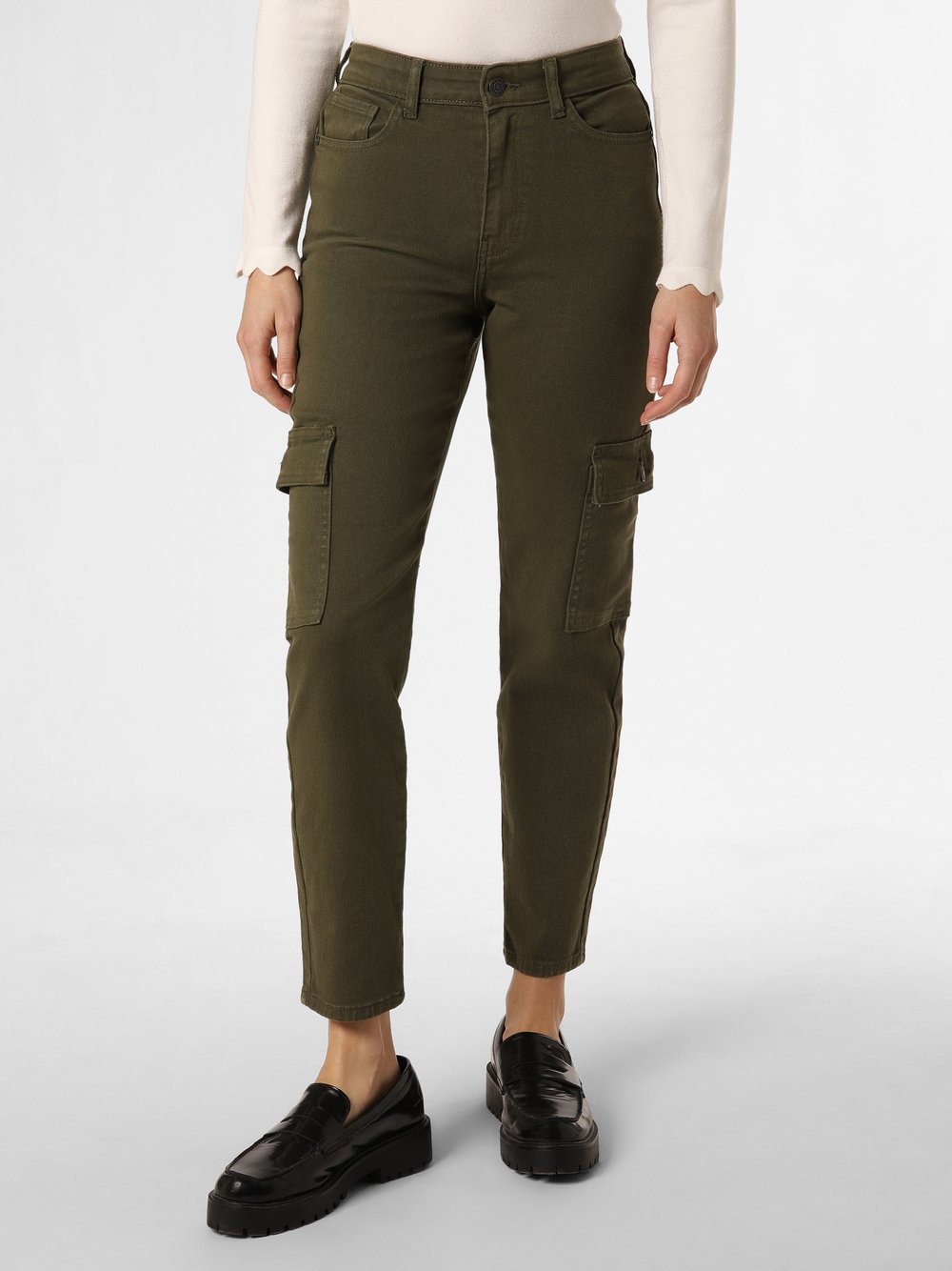 Noisy May Dżinsy - NMMoni Kobiety Bawełna zielony jednolity, 28-30