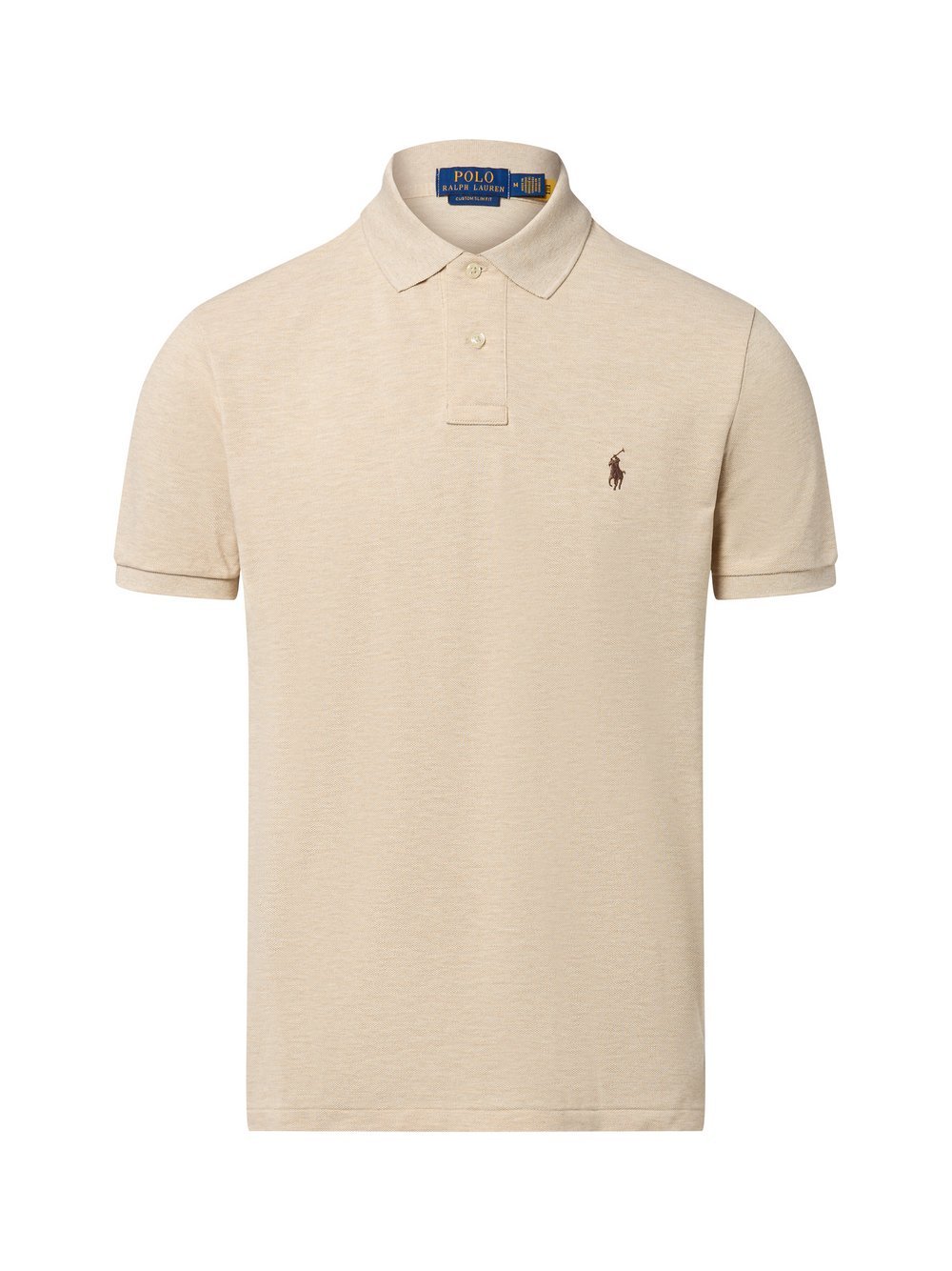 Polo Ralph Lauren Męska koszulka polo Mężczyźni Bawełna beżowy jednolity, XXL