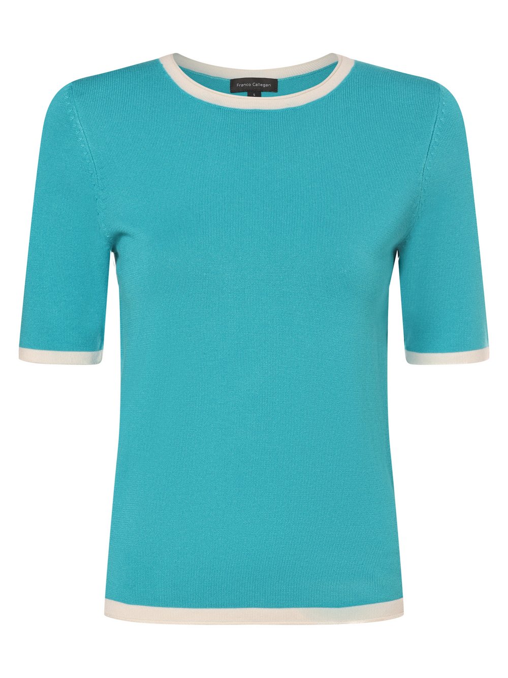 Franco Callegari Sweter damski Kobiety niebieski jednolity, M