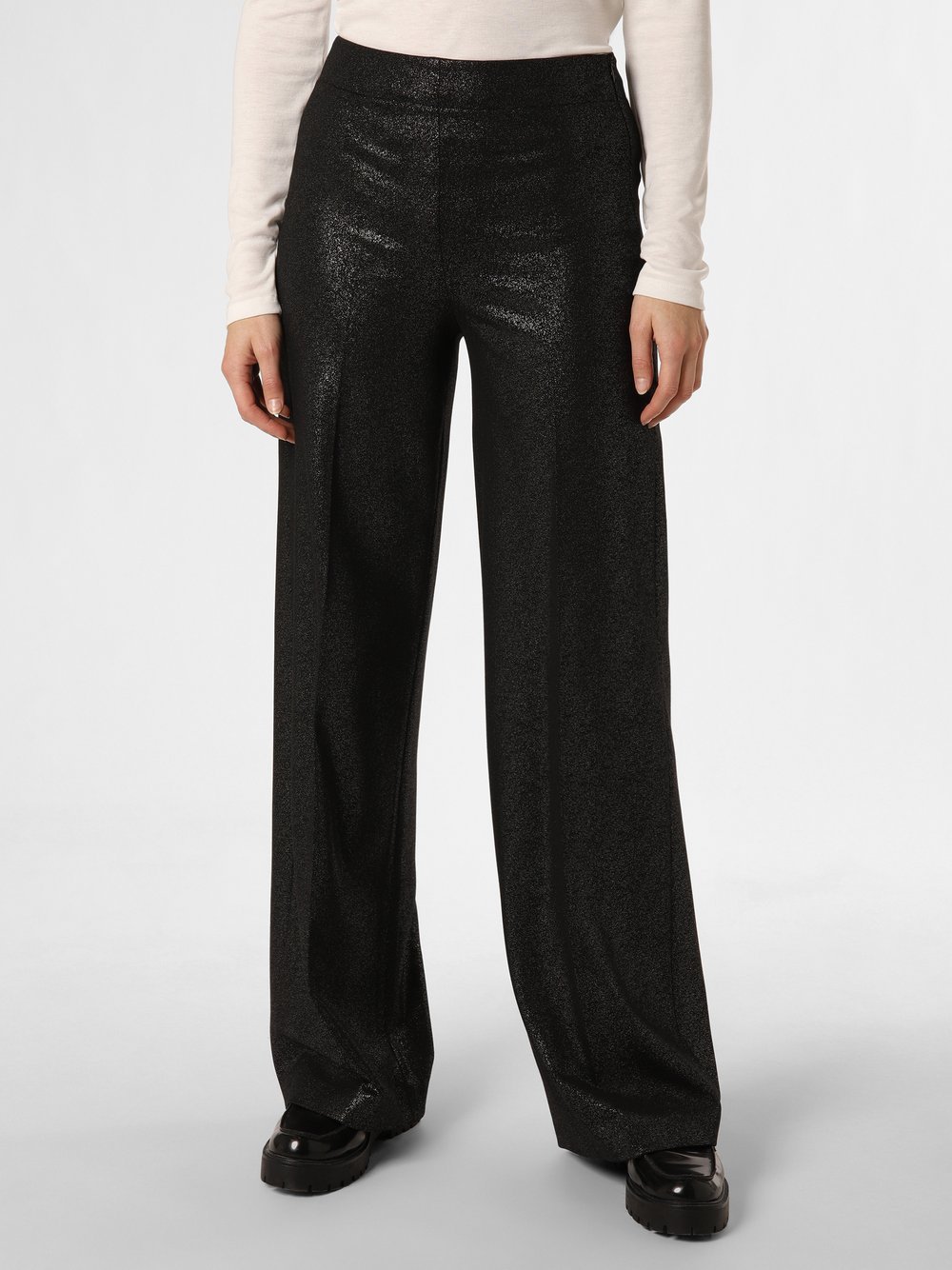 Drykorn Spodnie Kobiety wiskoza czarny jednolity, 28-34