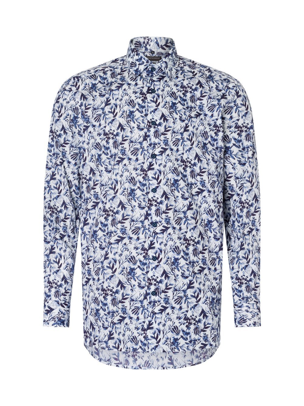 Finshley & Harding Koszula męska Mężczyźni Slim Fit Bawełna wielokolorowy wzorzysty, 43