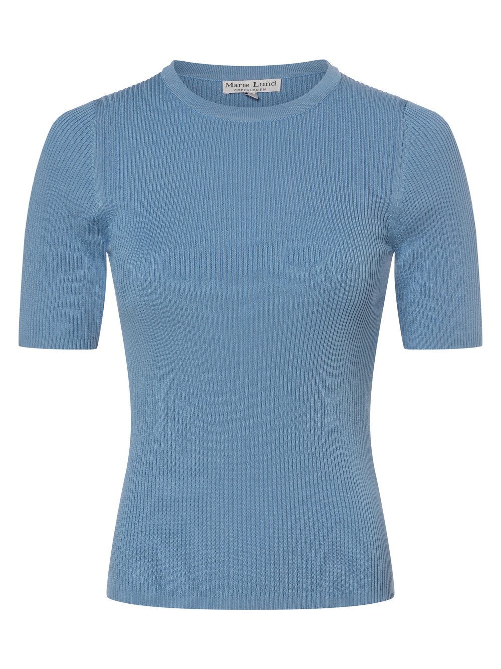 Marie Lund Sweter damski Kobiety Bawełna niebieski jednolity, M